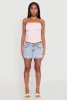 Trendy Side Ruched Tube Top sold by Rainbow