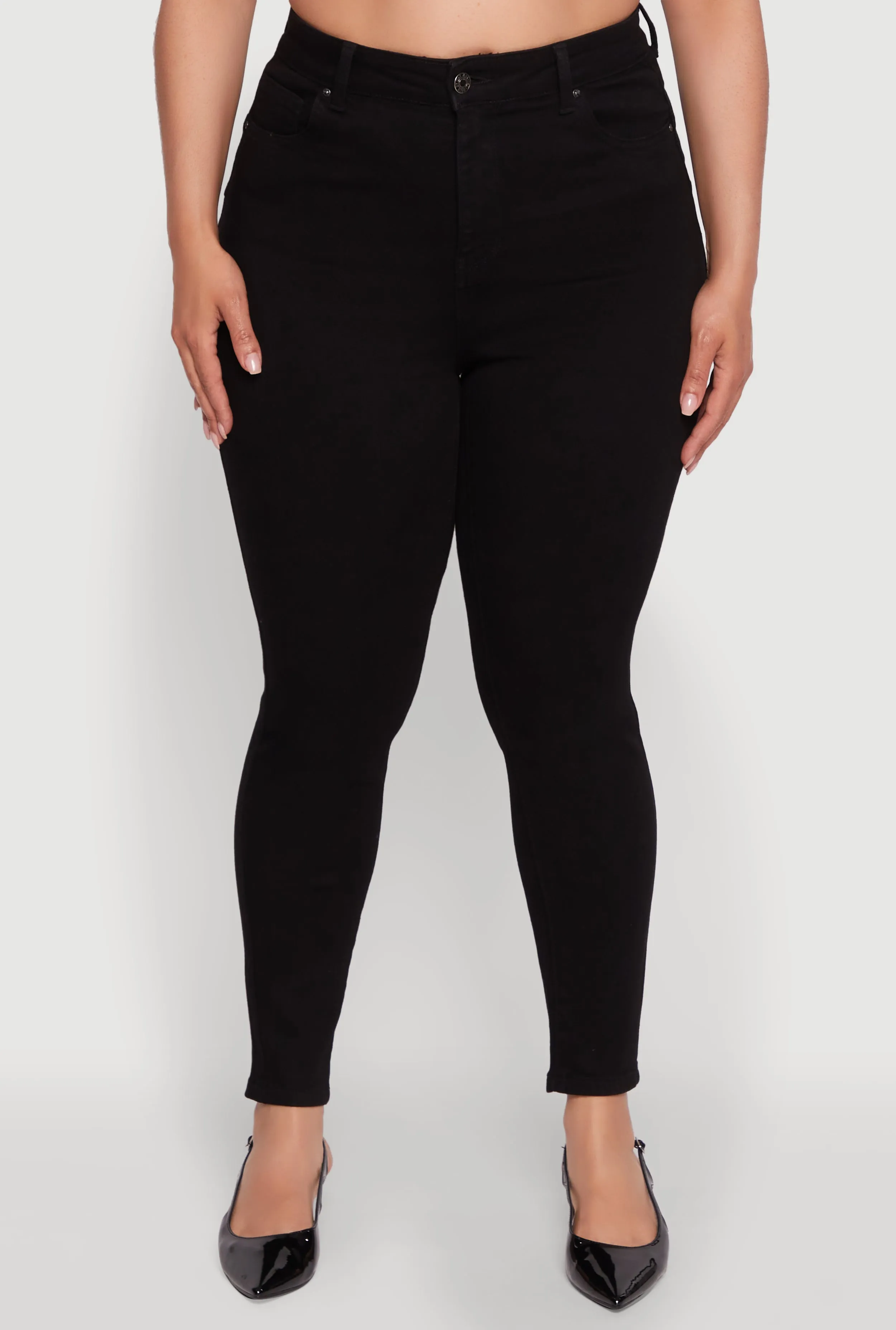 Plus Size WAX Chic High Waisted Skinny Jeans sold by Rainbow product image thumbnail 5