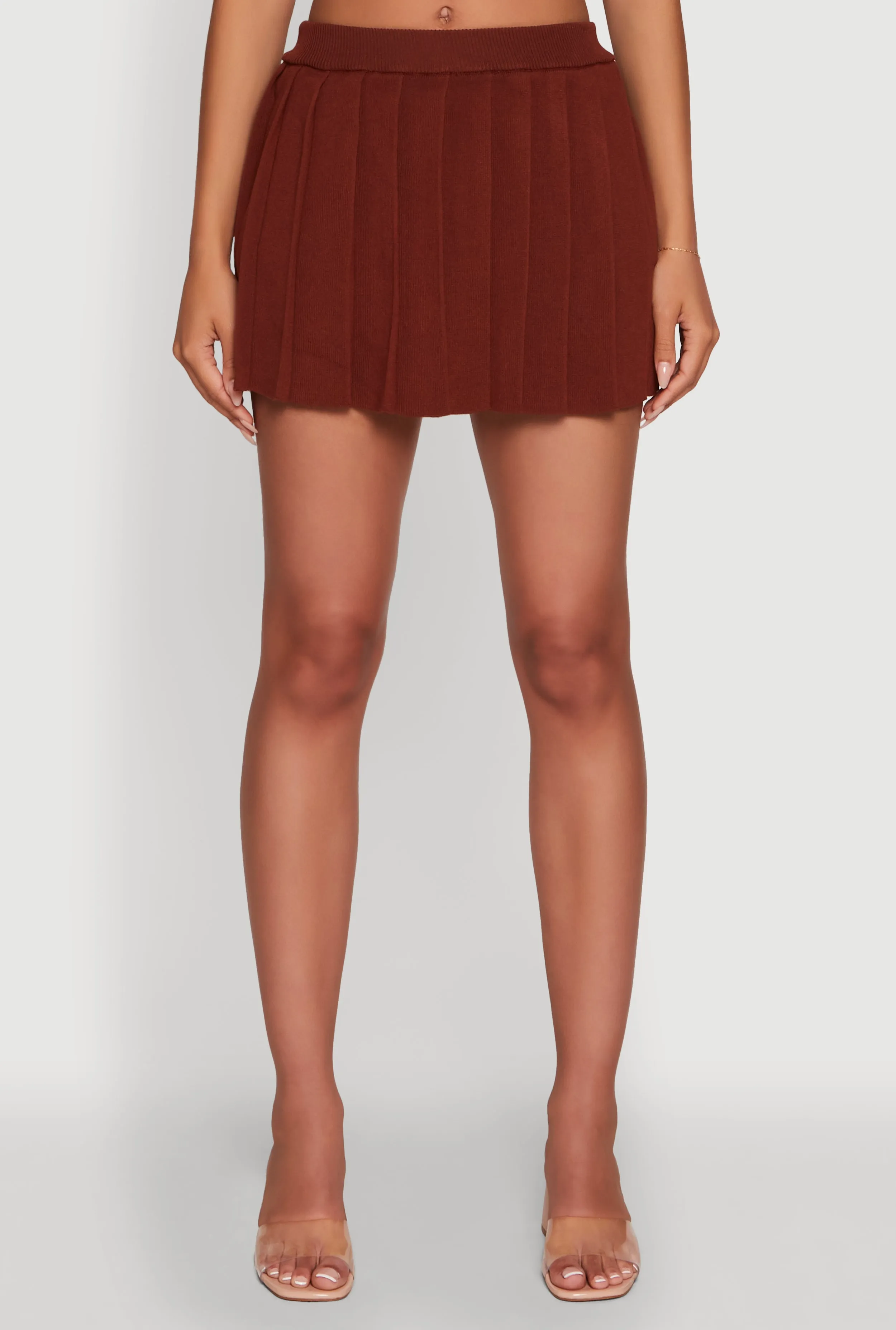 Daisy Rib Knit Pleated Skort sold by Rainbow product image thumbnail 3