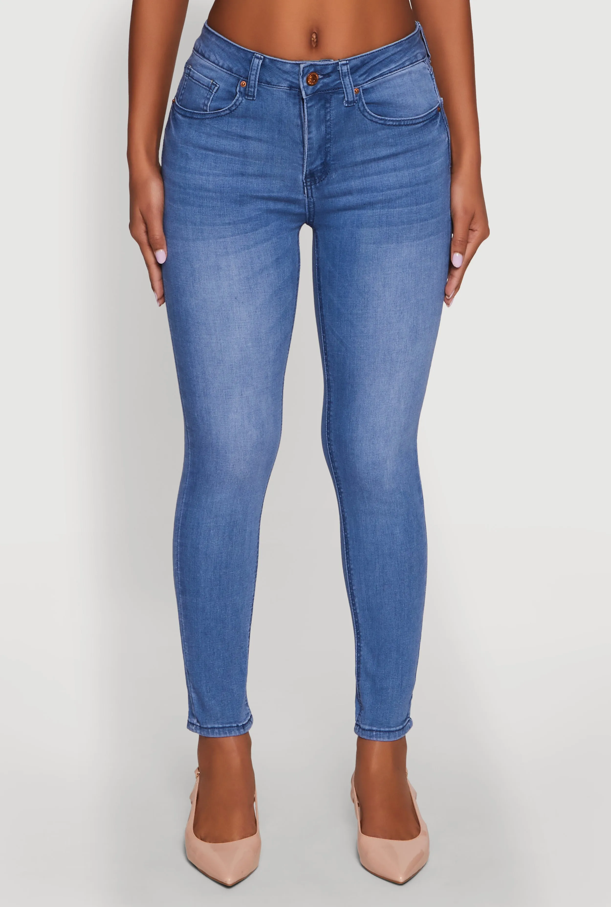 WAX Stretch High Waisted Skinny Ankle Jeans sold by Rainbow product image thumbnail 5