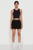 Trendy High Waisted Mini Pleated Skirt sold by Rainbow