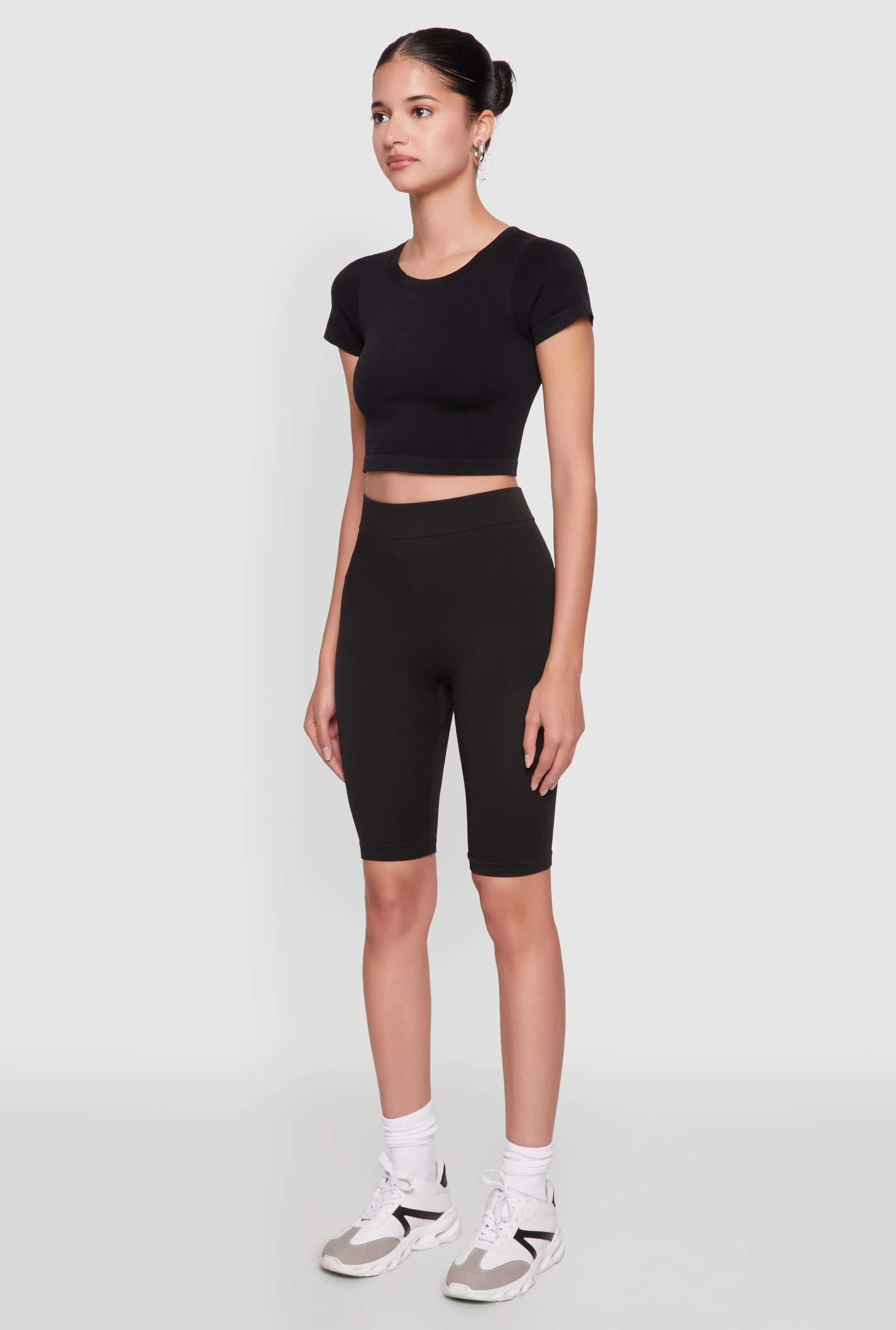 Seamless Crew Neck Cropped Top sold by Rainbow product image thumbnail 5