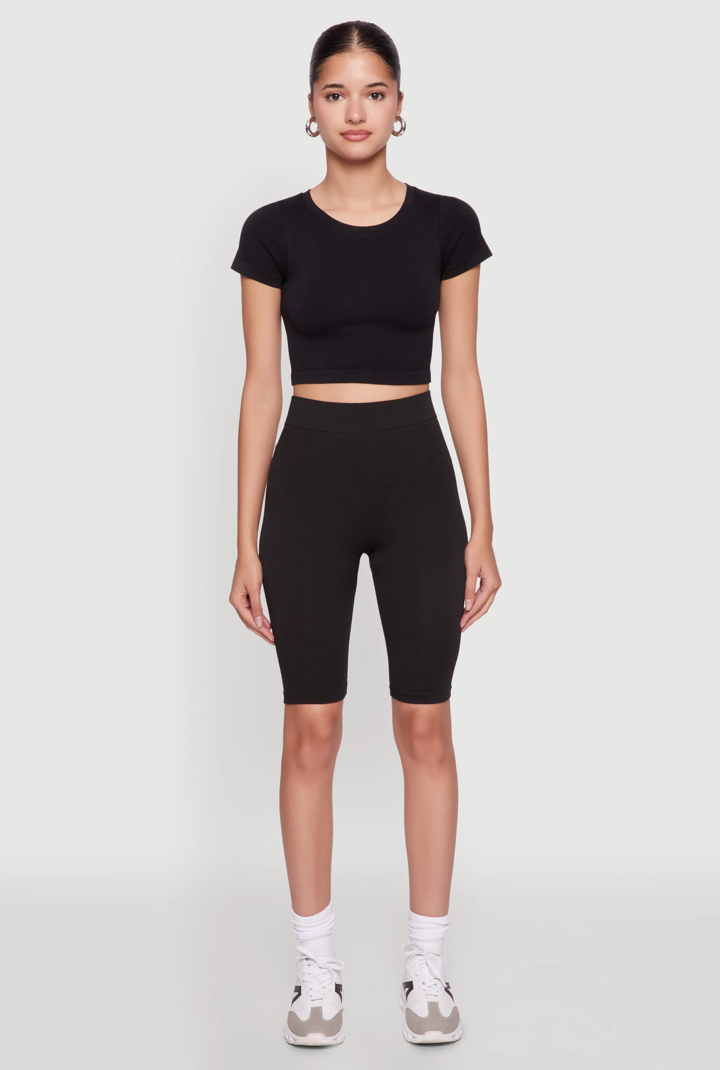Seamless Crew Neck Cropped Top sold by Rainbow product image thumbnail 3