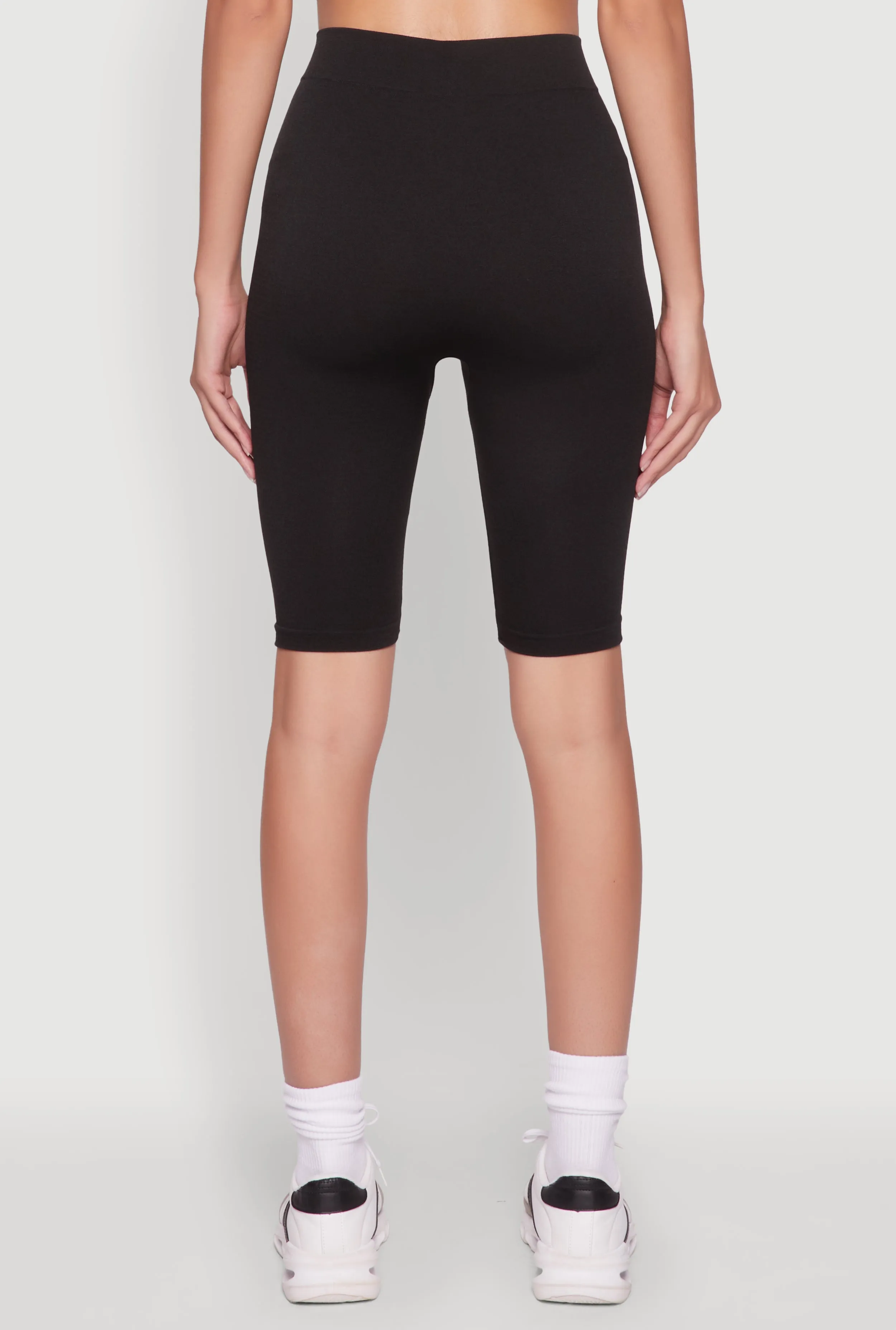 Trendy Seamless 9 Inch High Waisted Biker Shorts sold by Rainbow product image thumbnail 3