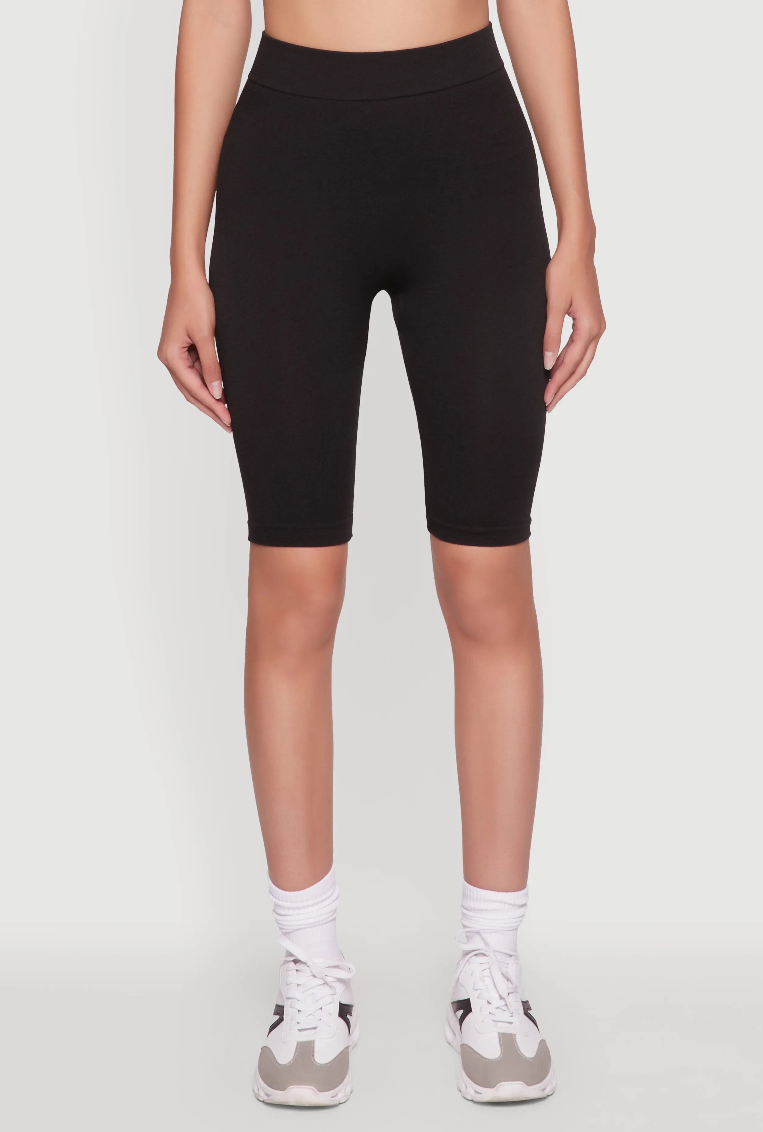 Trendy Seamless 9 Inch High Waisted Biker Shorts sold by Rainbow product image thumbnail 2