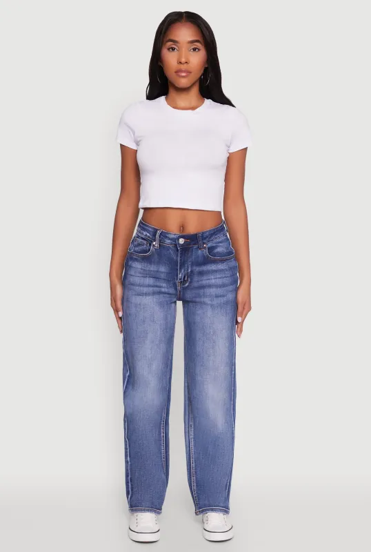 WAX Straight Whiskered Jeans sold by Rainbow