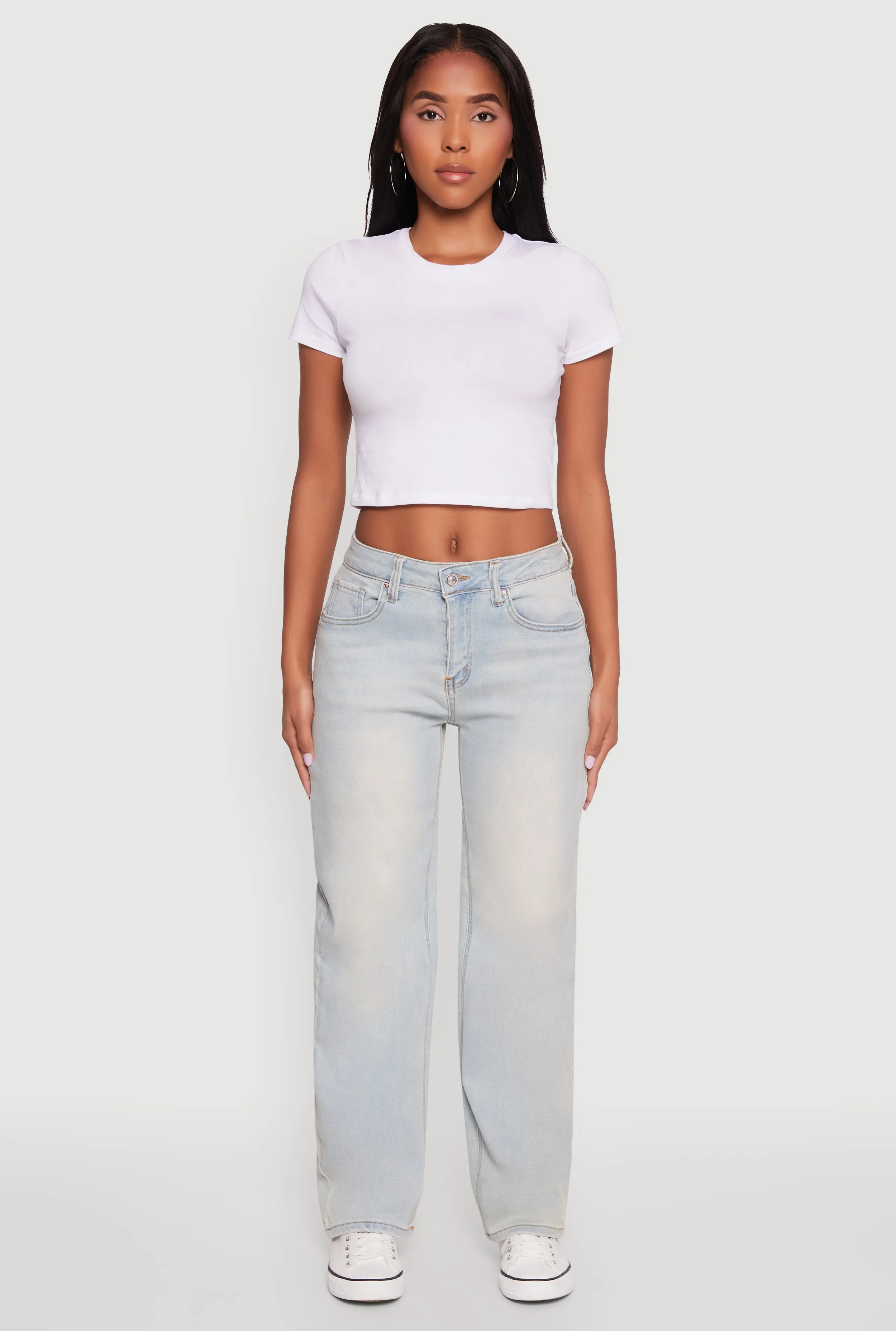 WAX Vintage Wash Straight Leg Jeans sold by Rainbow product image thumbnail 2