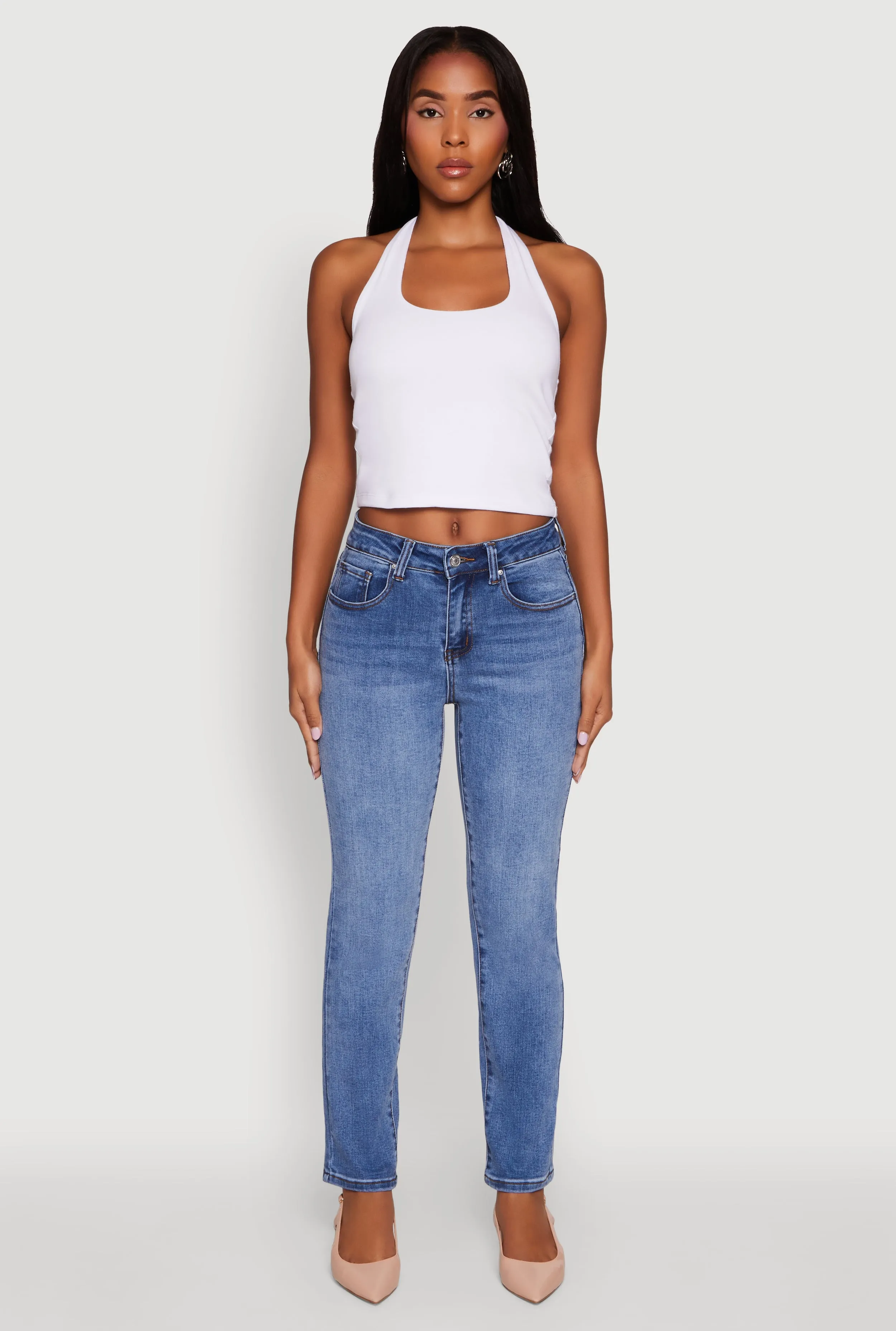 WAX Slim Straight High Rise Jeans sold by Rainbow product image thumbnail 2