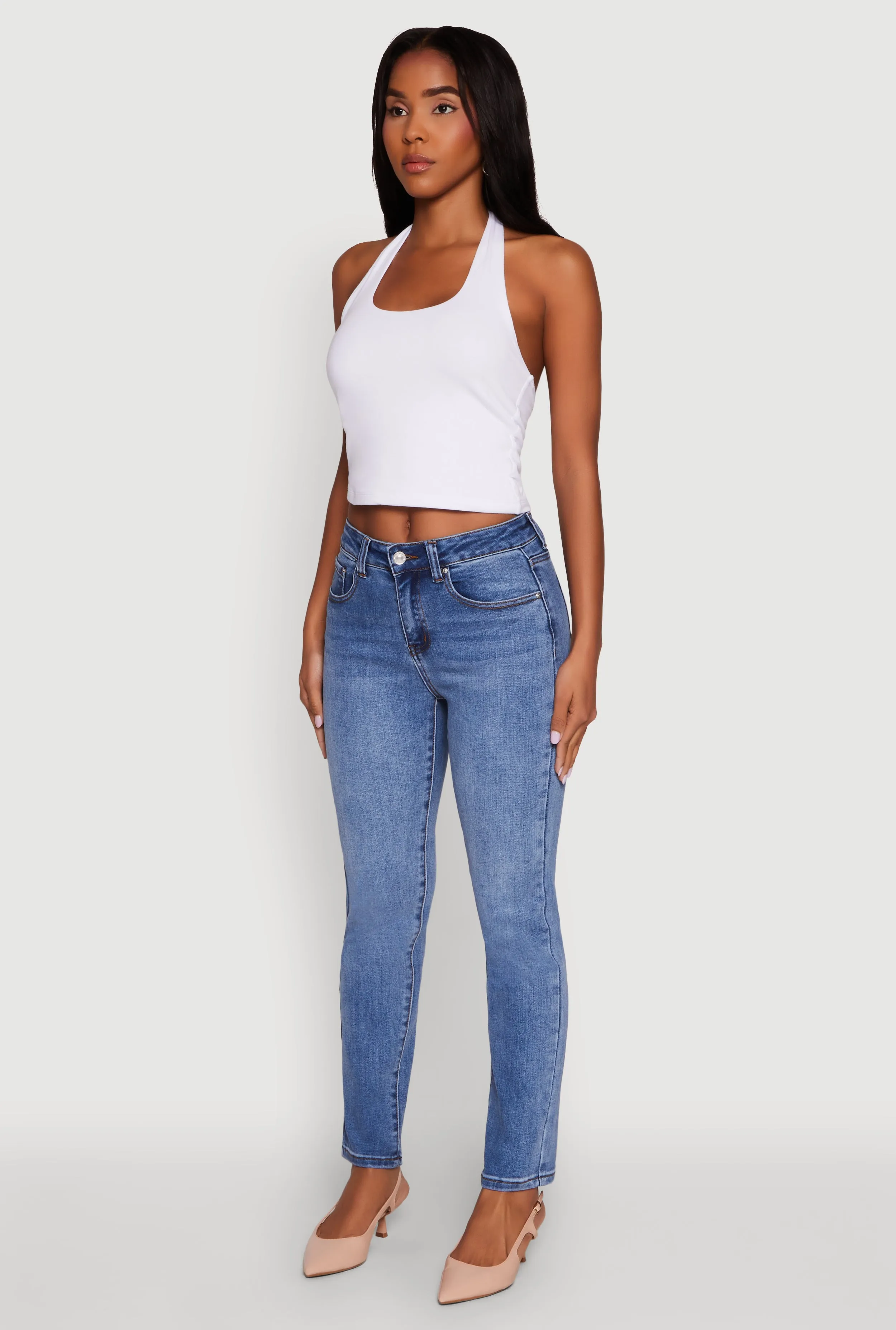 WAX Slim Straight High Rise Jeans sold by Rainbow product image thumbnail 3