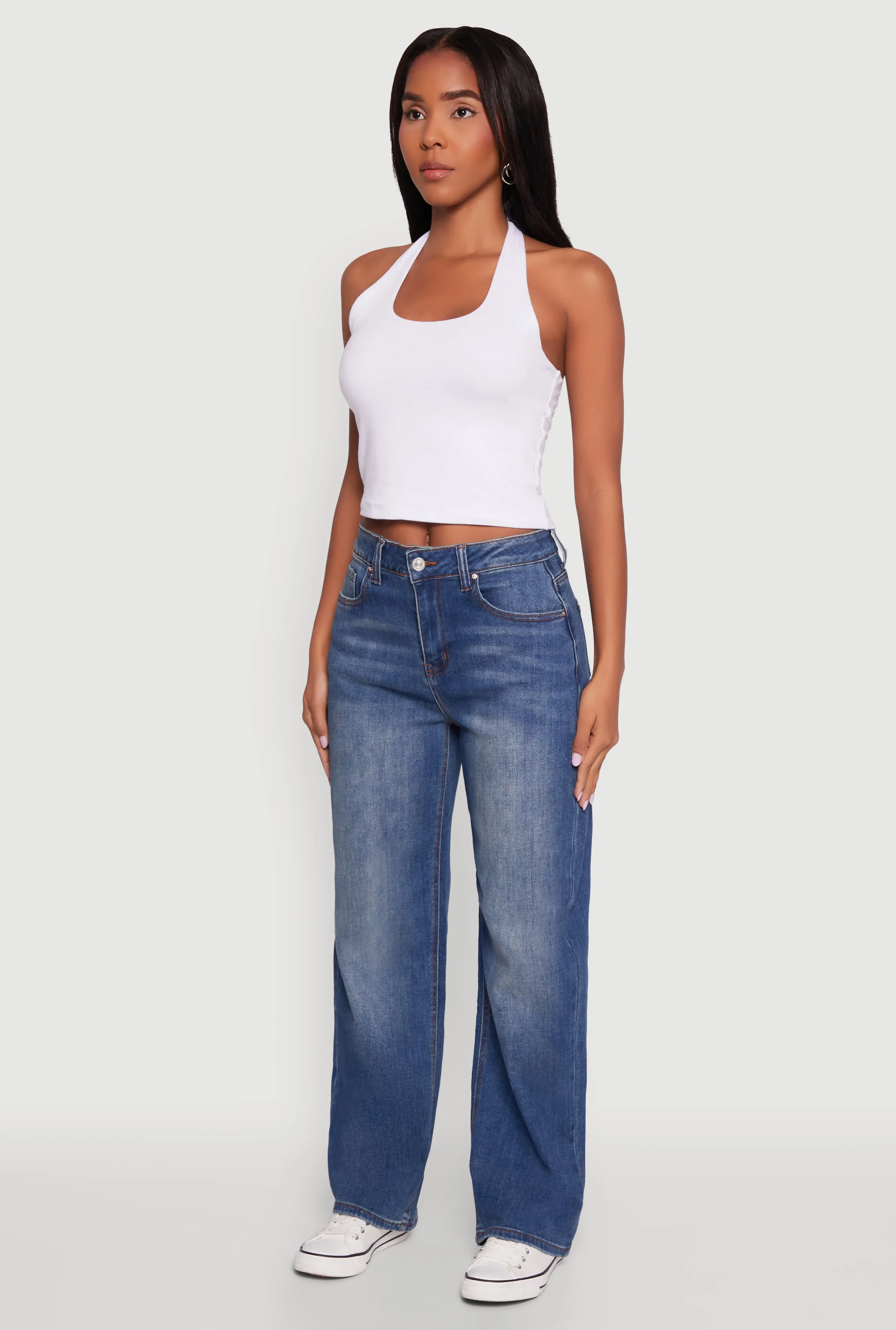 WAX Vintage Wash Straight Leg Jeans sold by Rainbow product image thumbnail 3