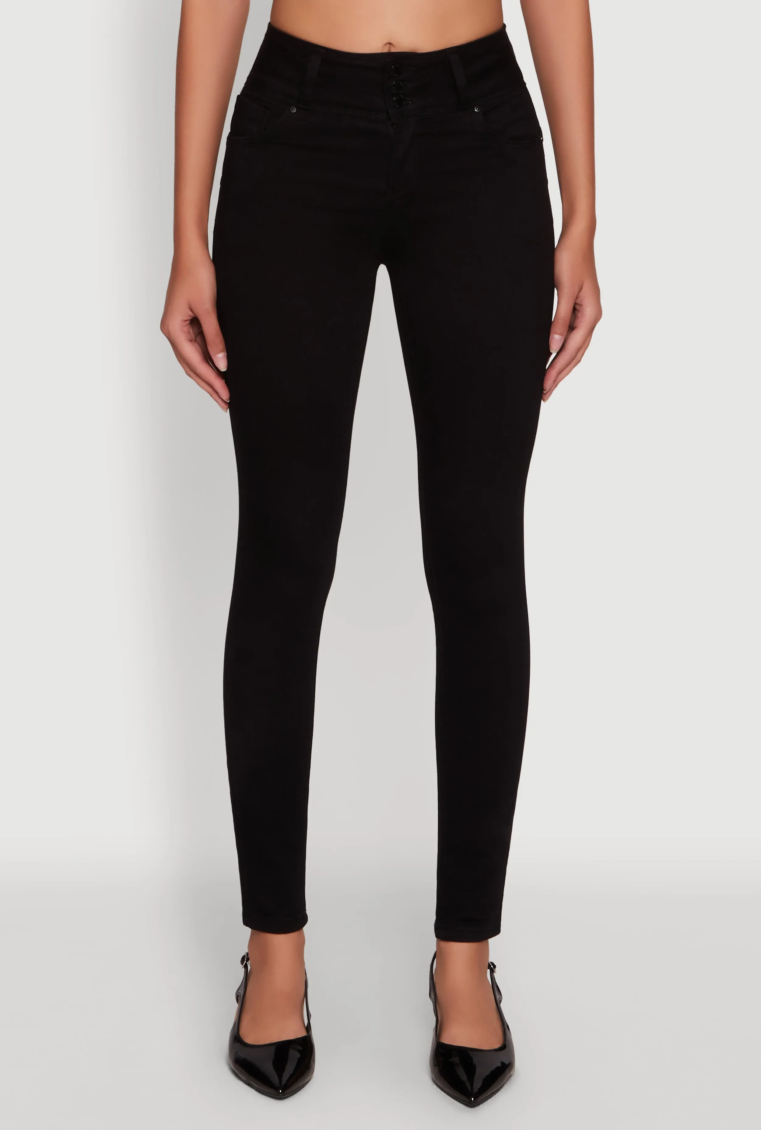 WAX High Waisted Push Up Skinny Jeans sold by Rainbow product image thumbnail 5