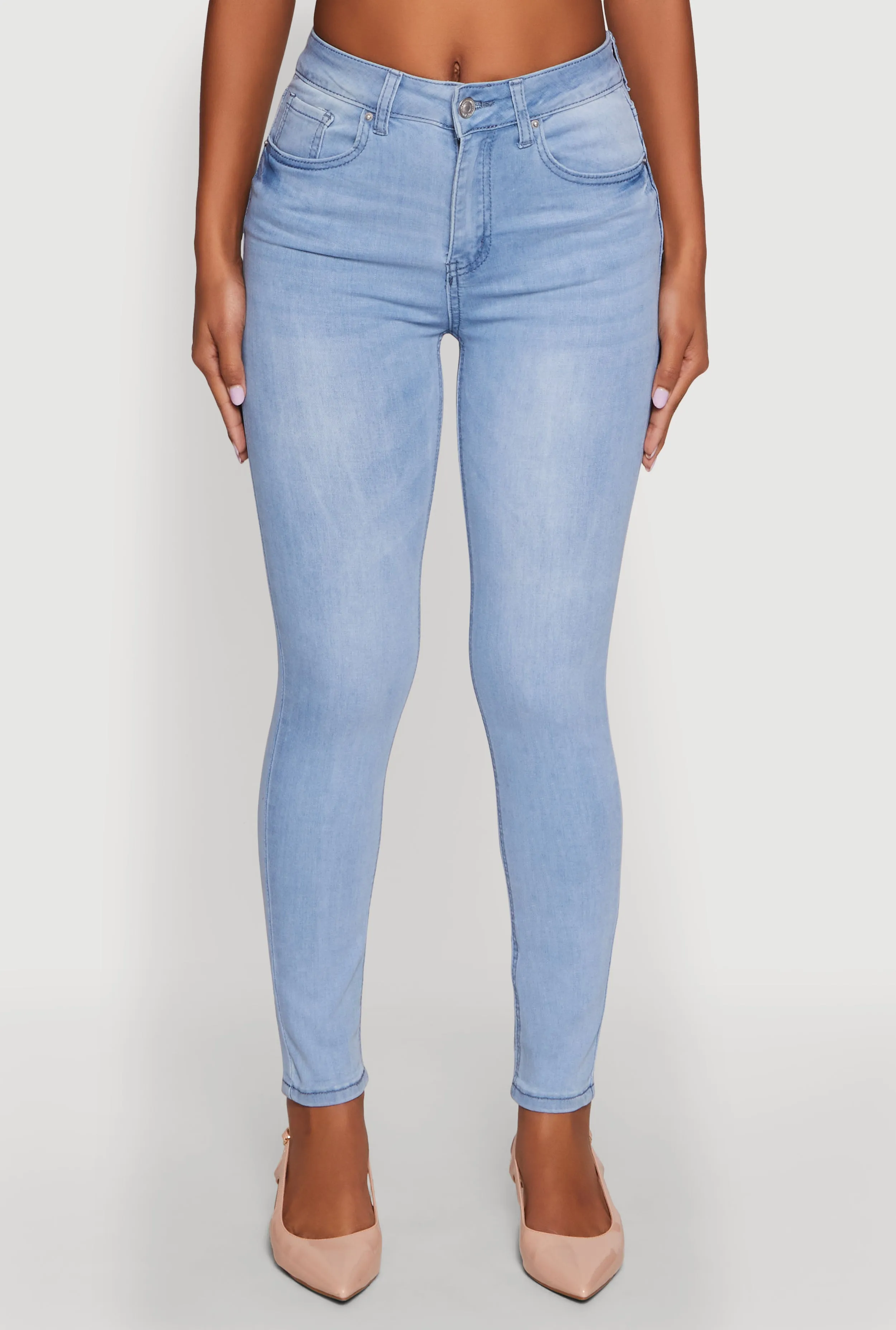 WAX Stretch High Waisted Skinny Ankle Jeans sold by Rainbow product image thumbnail 5