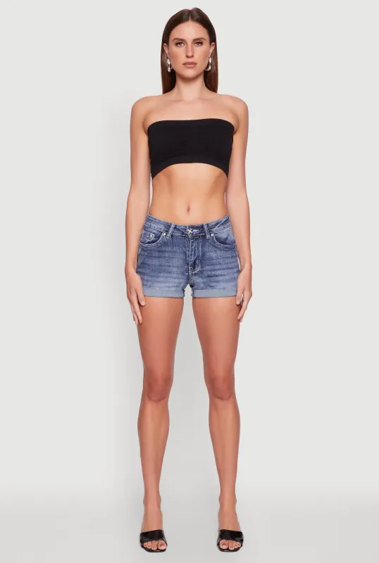 Trendy Seamless Ruched Front Bandeau sold by Rainbow