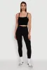 Trendy Rib Knit High Waisted Leggings sold by Rainbow