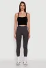 Trendy Rib Knit High Waisted Leggings sold by Rainbow