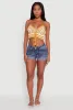 Trendy Crochet Striped Sleeveless Crop Top with Tassel Tie Front sold by Rainbow