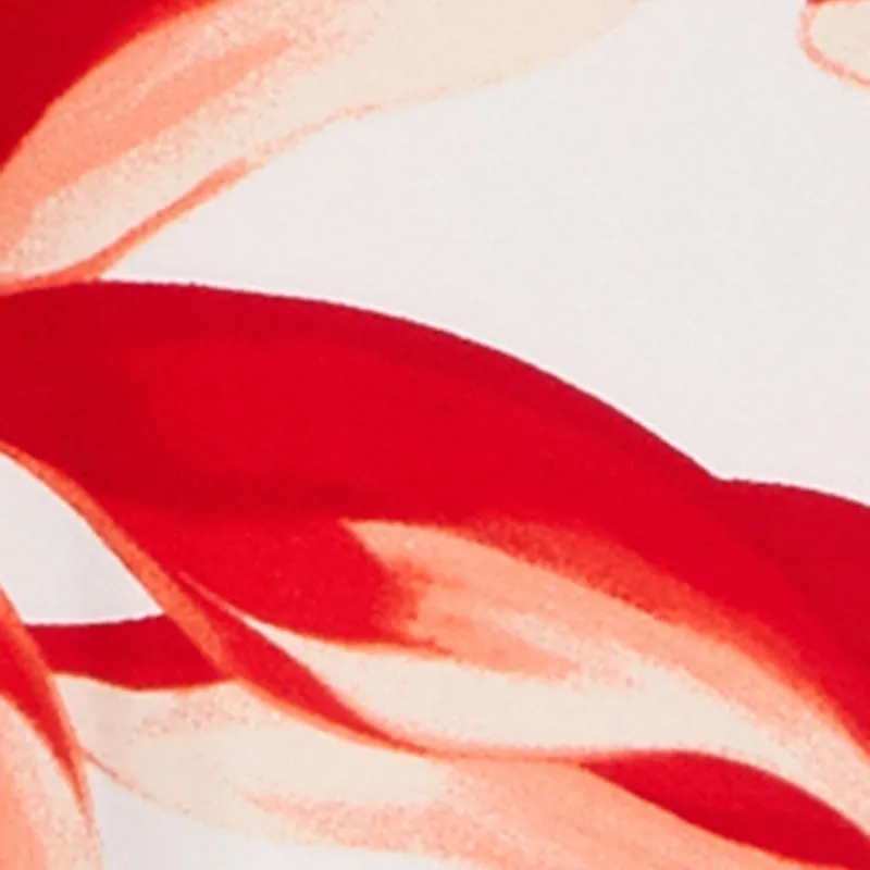 Leaf Print Button Front Shirt Dress with Tie Waist Belt sold by Rainbow product image thumbnail 4