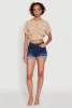Trendy Cargo Pocket Zip Front Cropped Hoodie sold by Rainbow