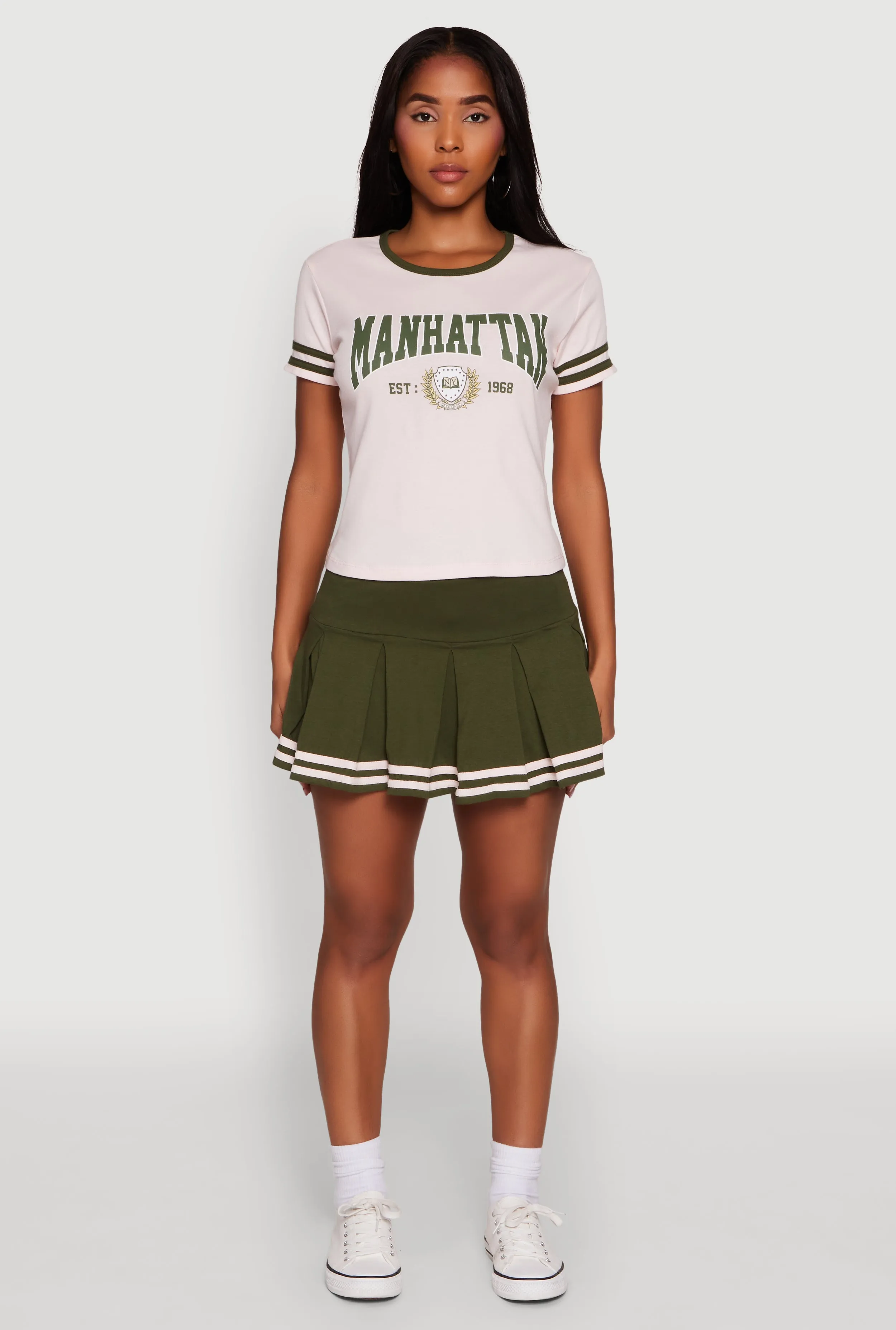 Varsity Stripe Manhattan Graphic Tee sold by Rainbow product image thumbnail 3