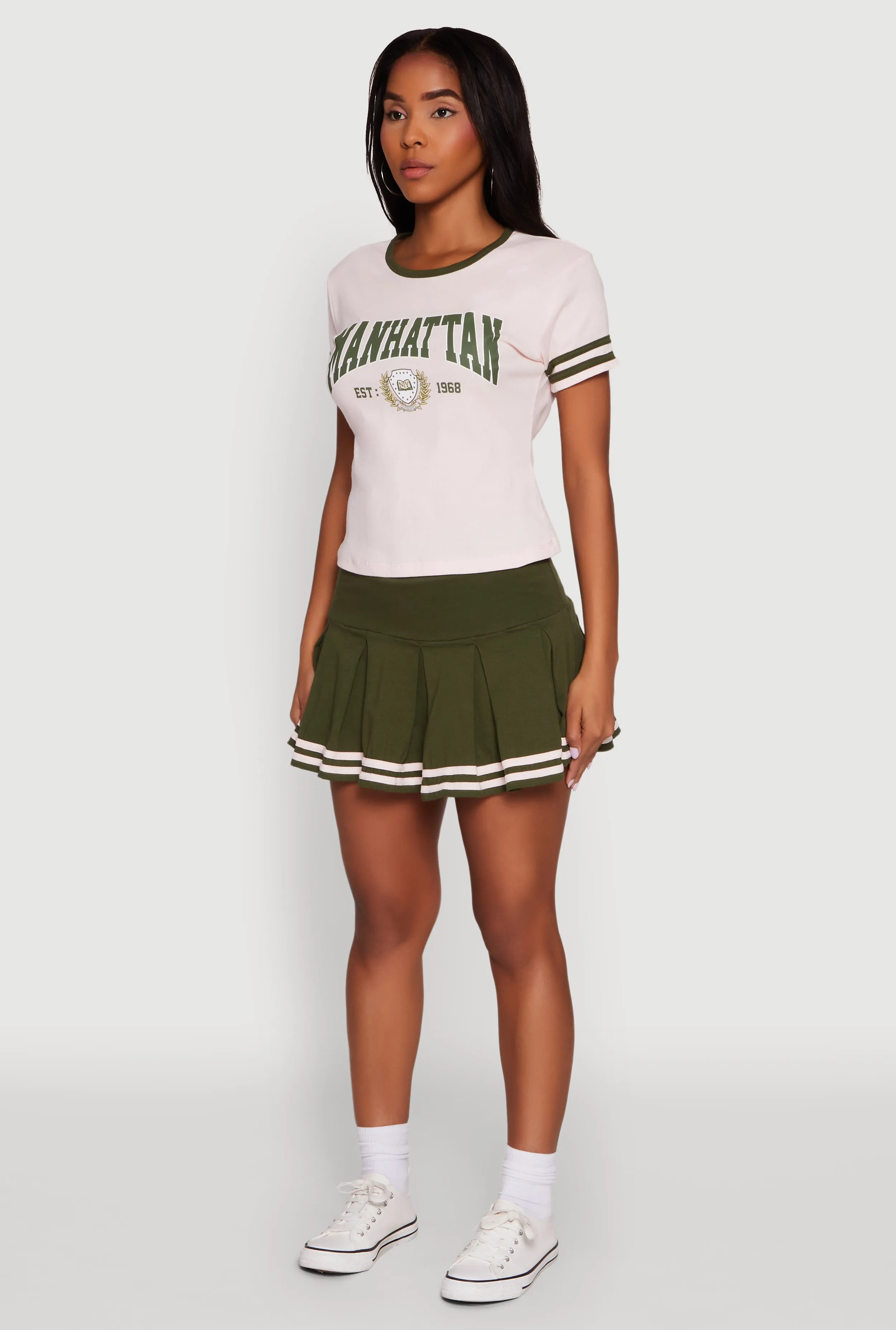 Varsity Stripe Manhattan Graphic Tee sold by Rainbow product image thumbnail 5