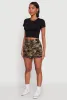 Trendy Camo Zip Pocket Mini Skirt sold by Rainbow