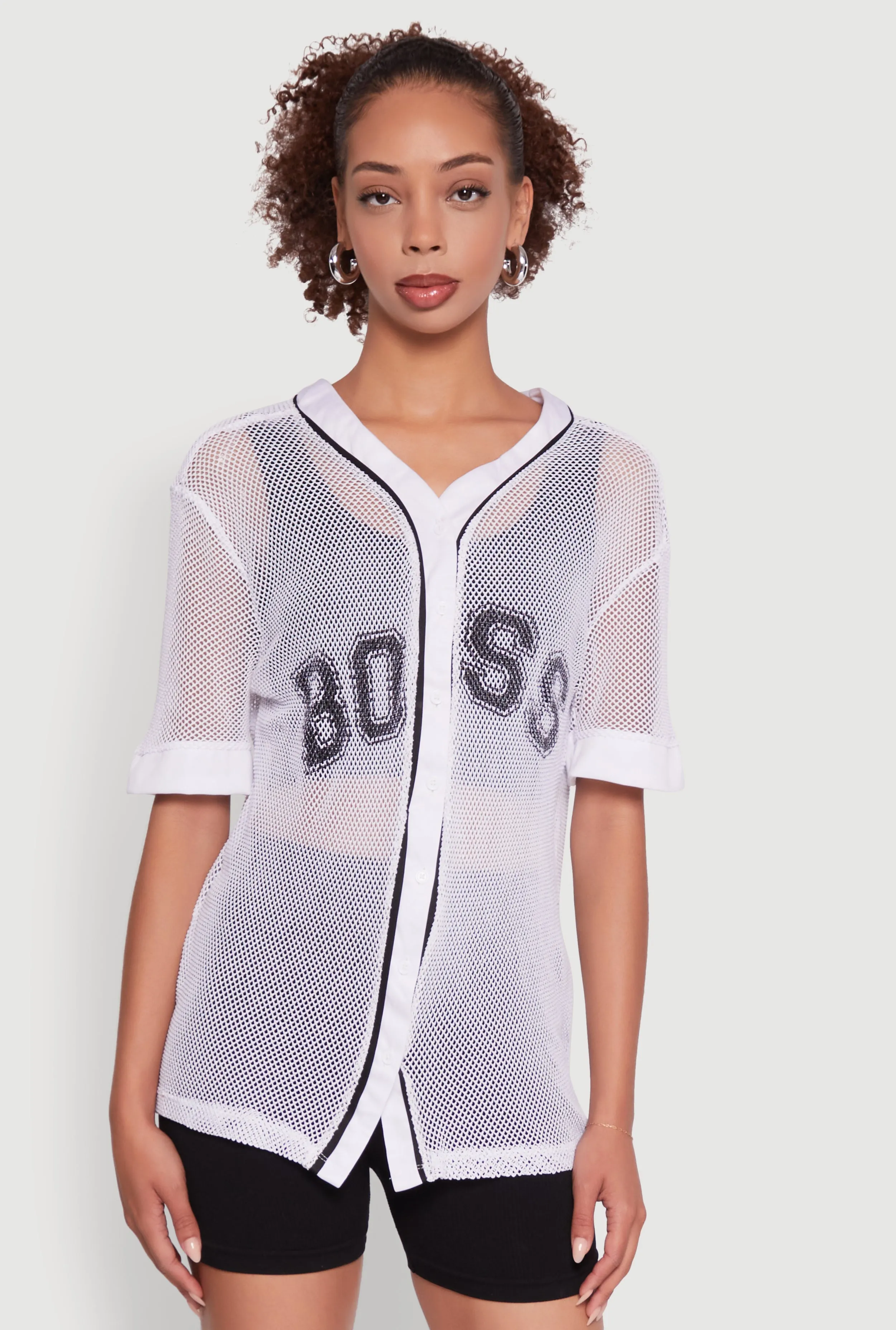 Fishnet Boss Graphic Baseball Shirt sold by Rainbow product image thumbnail 2
