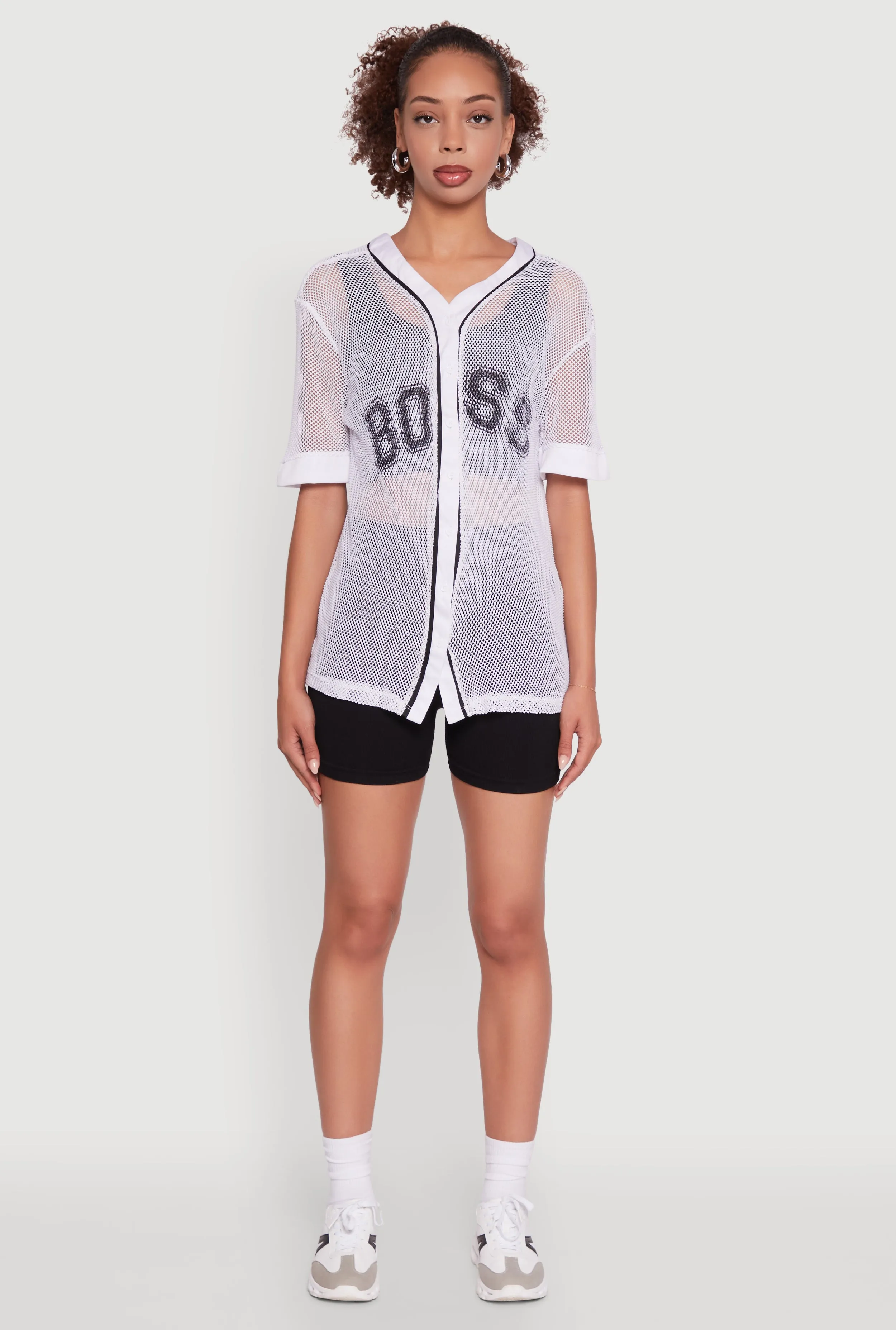 Fishnet Boss Graphic Baseball Shirt sold by Rainbow product image thumbnail 3