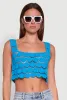 Boho Crochet Sleeveless Crop Top sold by Rainbow