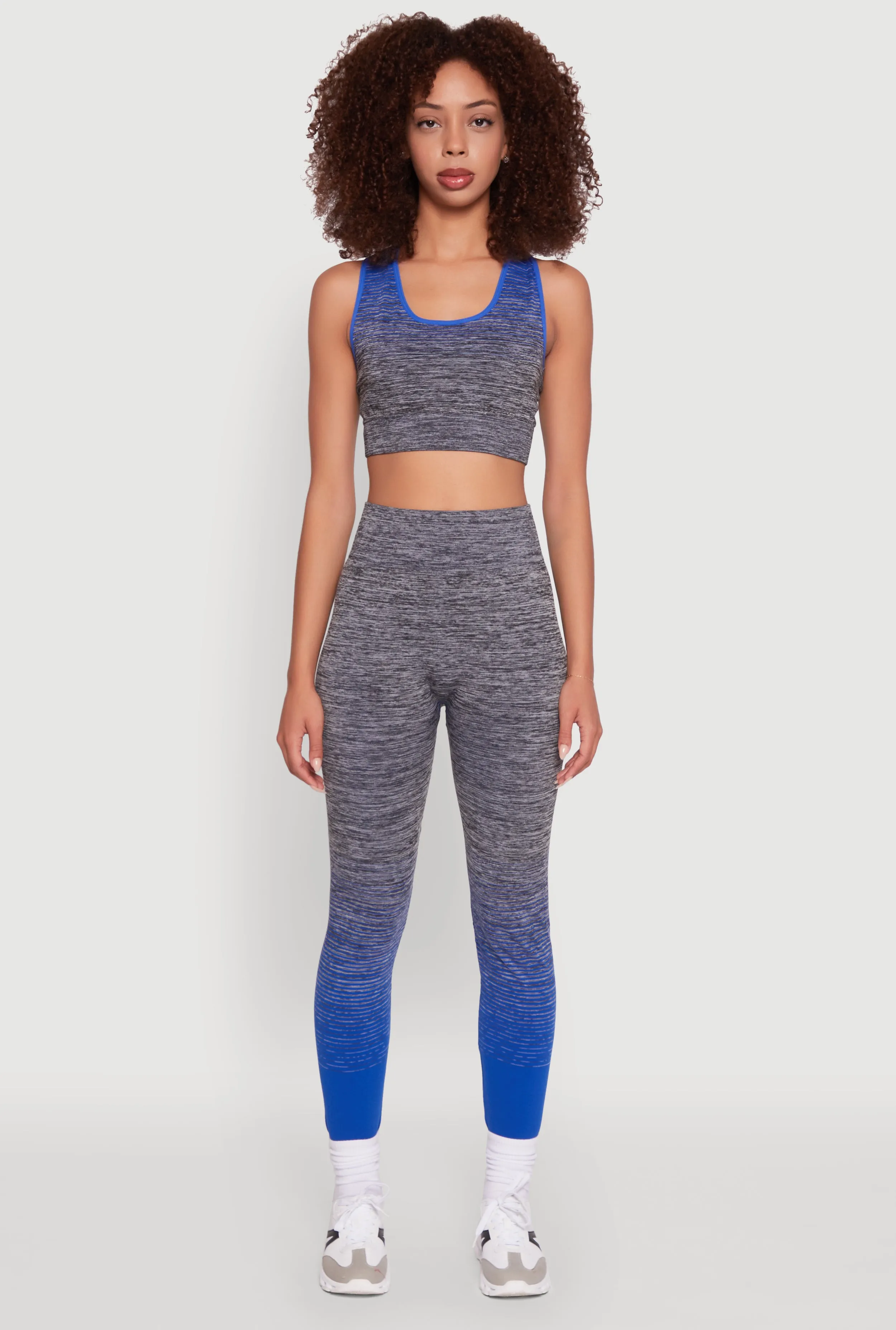 Trendy Marled Ombre Cropped Tank Top sold by Rainbow product image thumbnail 3