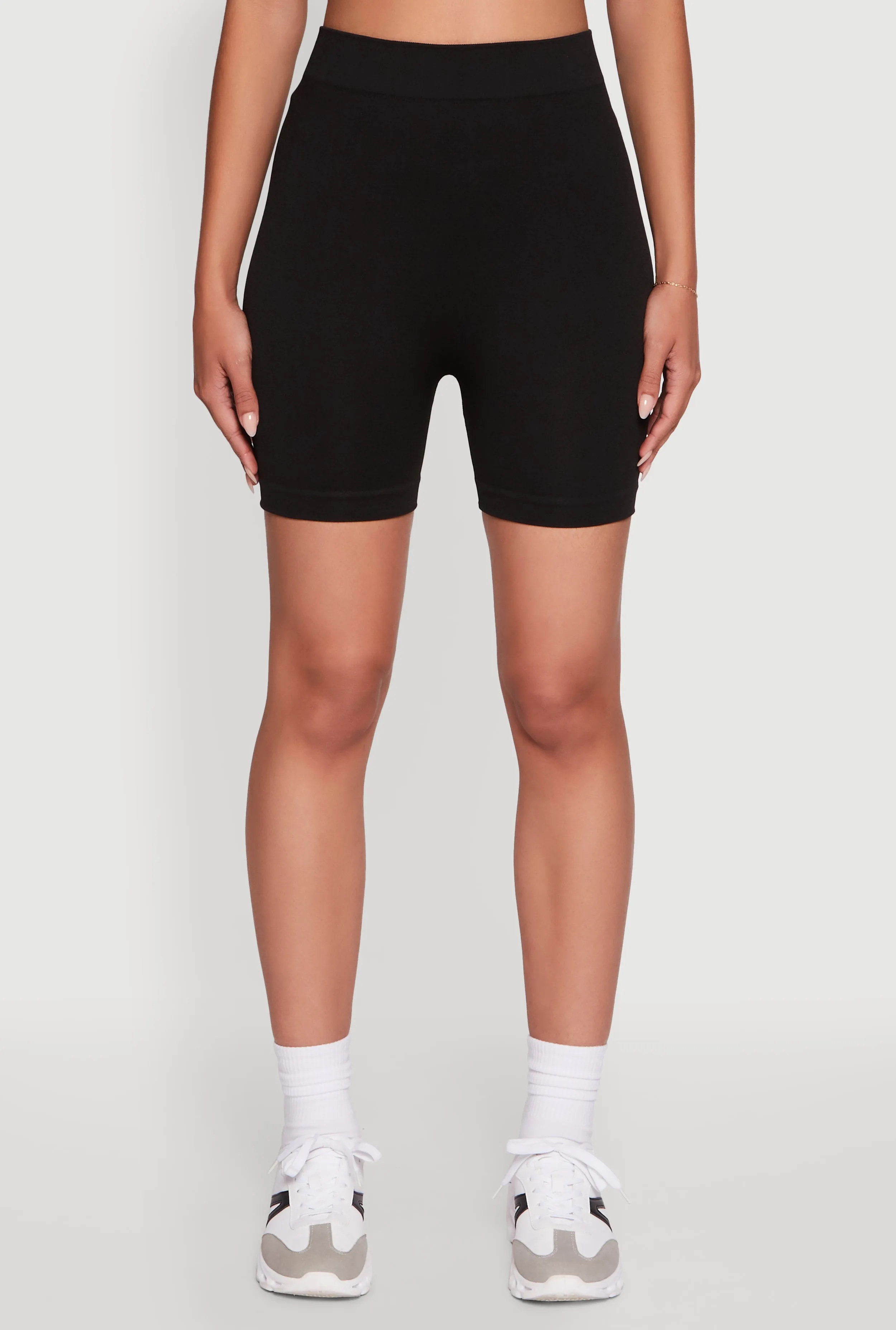 Trendy Seamless Mid Rise Biker Shorts sold by Rainbow product image thumbnail 5