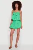 Trendy High Waisted Smocked Bubble Mini Skirt sold by Rainbow
