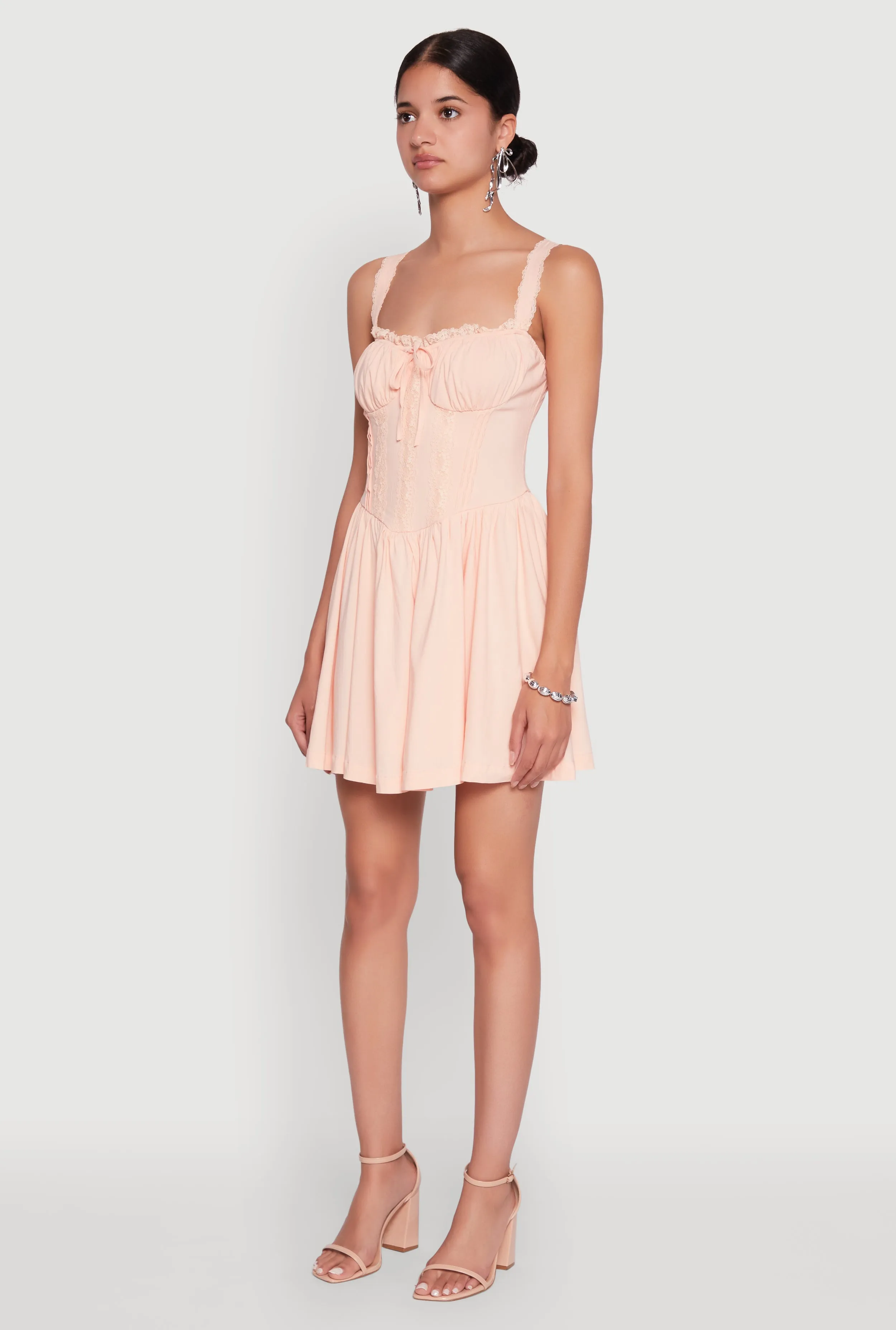 Iris Lace Trim Bustier Skater Dress sold by Rainbow product image thumbnail 3