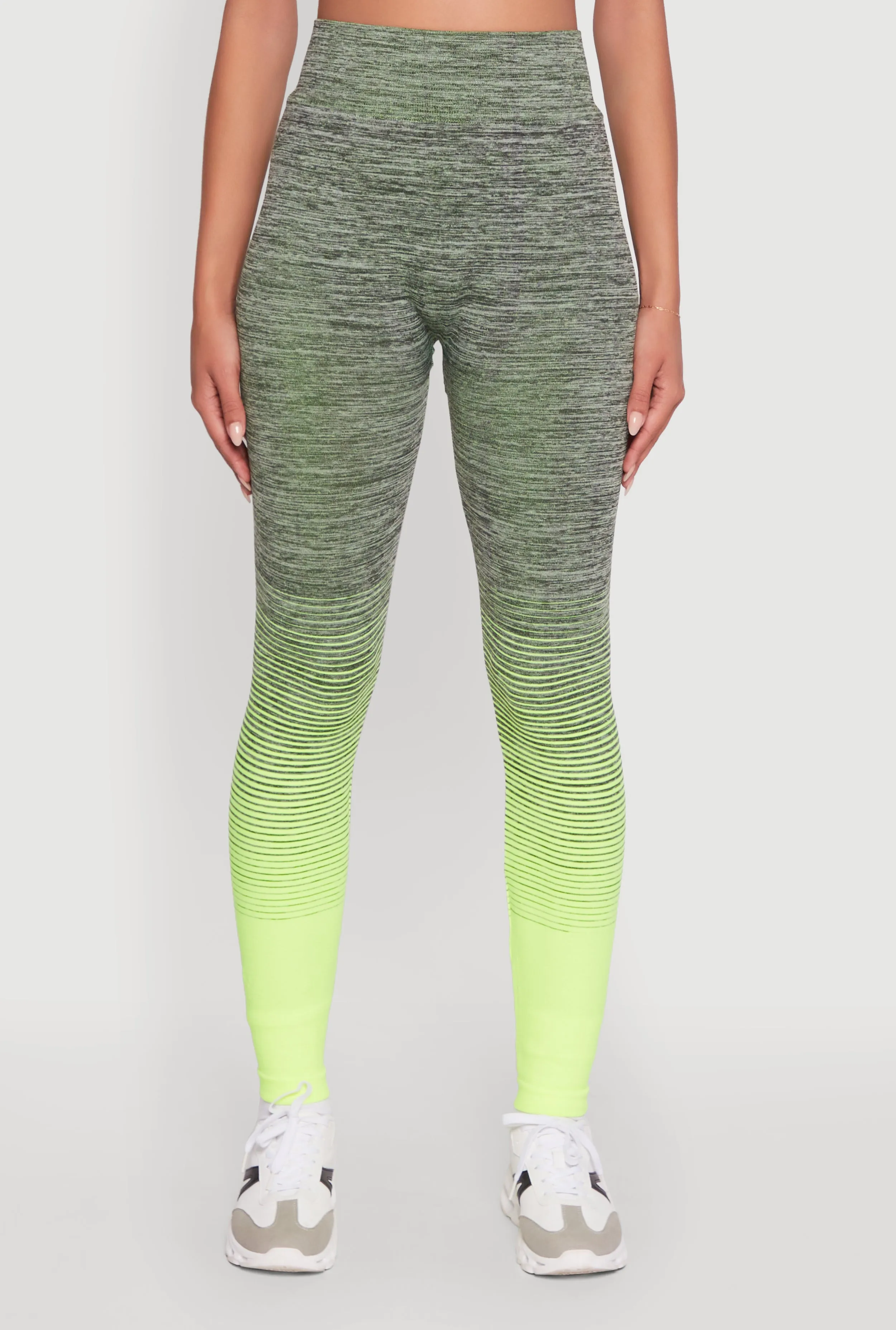 Trendy Marled Ombre Stretch Leggings sold by Rainbow product image thumbnail 3