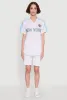 Trendy V-Neck New York Graphic Jersey sold by Rainbow
