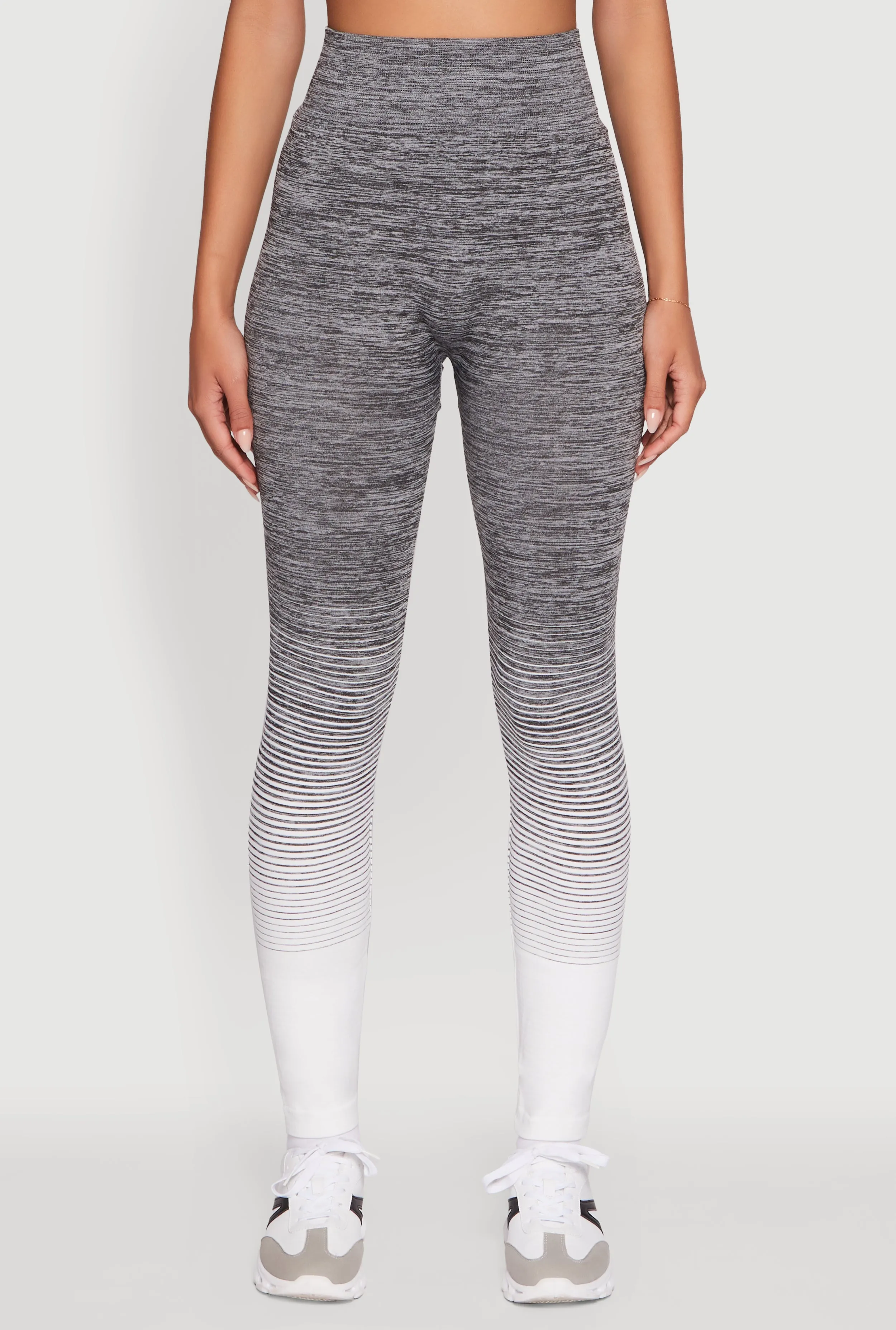 Trendy Marled Ombre Stretch Leggings sold by Rainbow product image thumbnail 3