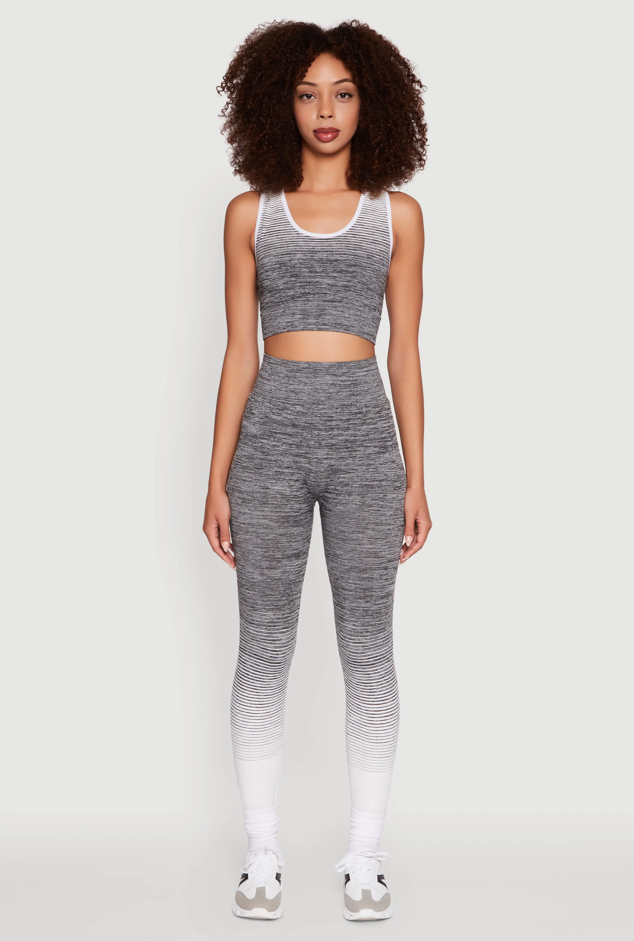 Trendy Marled Ombre Stretch Leggings sold by Rainbow product image thumbnail 2