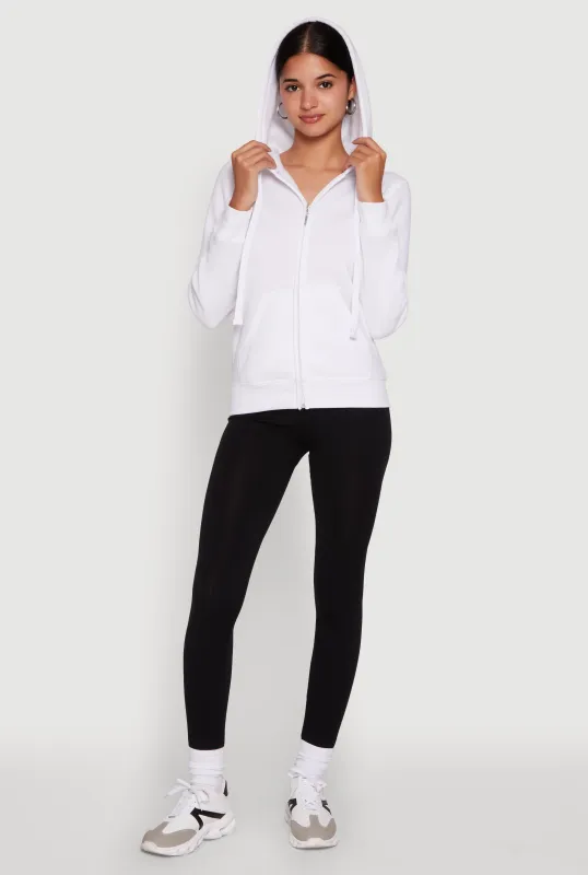 Trendy Fleece Lined Hooded Sweatshirt sold by Rainbow