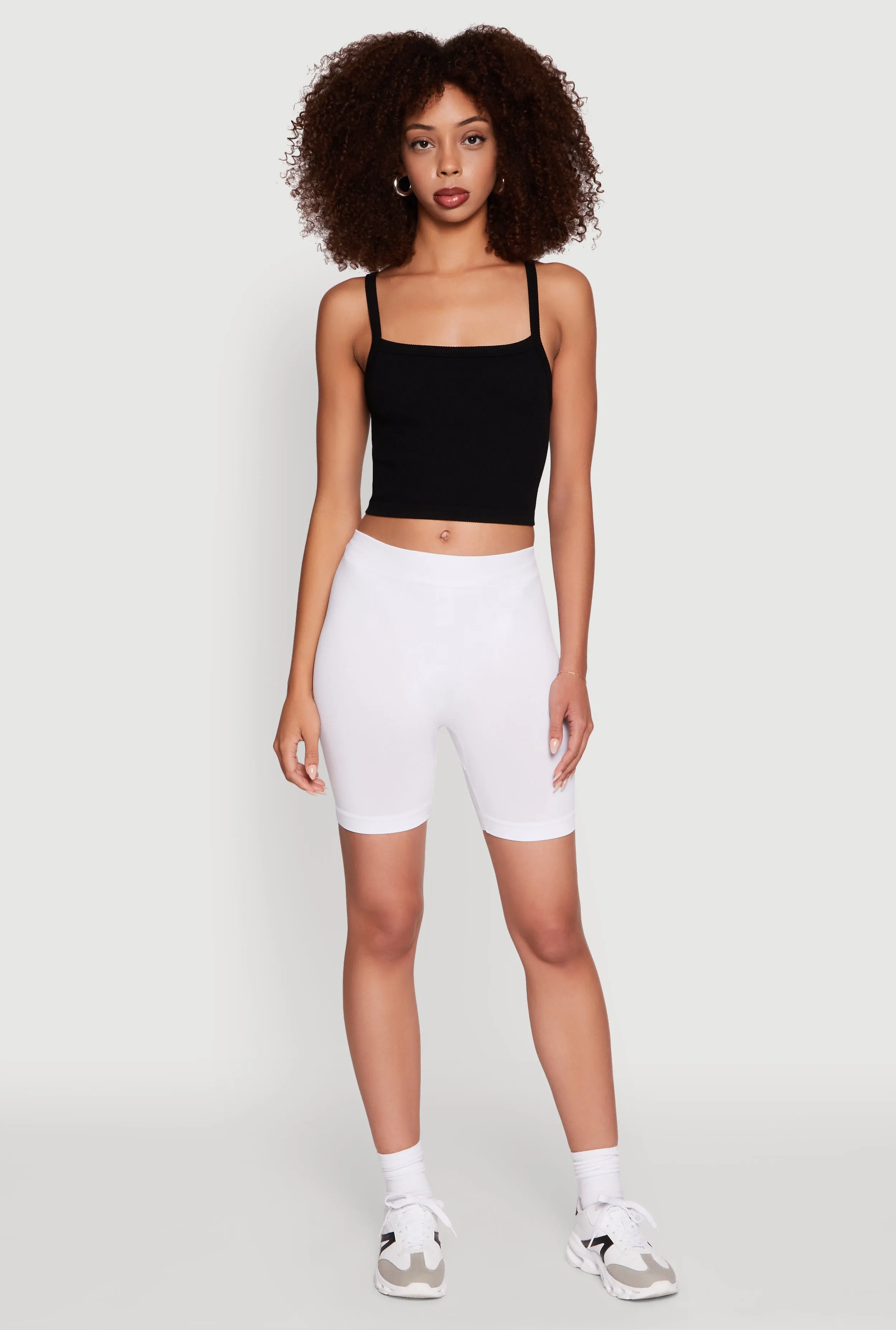 Trendy Seamless Mid Rise Biker Shorts sold by Rainbow