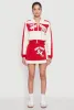 Trendy New York Graphic Cropped Hooded Sweatshirt sold by Rainbow