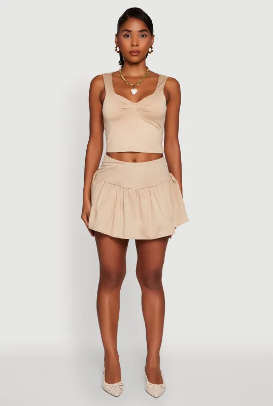 Iris Sweetheart Cropped Tank Top sold by Rainbow