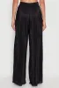 Stylish Plisse High Waisted Palazzo Pants with Twist Front Waist sold by Rainbow