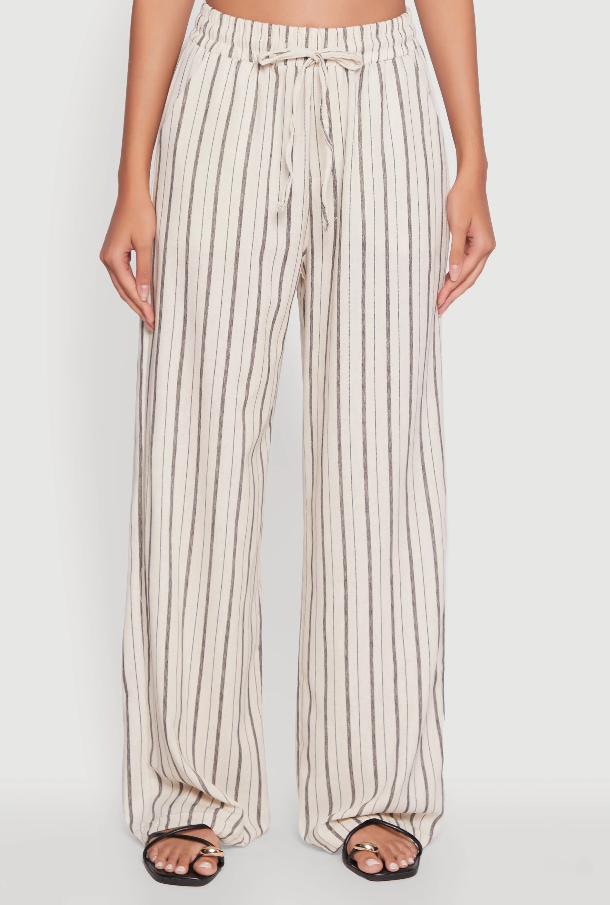Striped High Waisted Palazzo Pants sold by Rainbow product image thumbnail 5