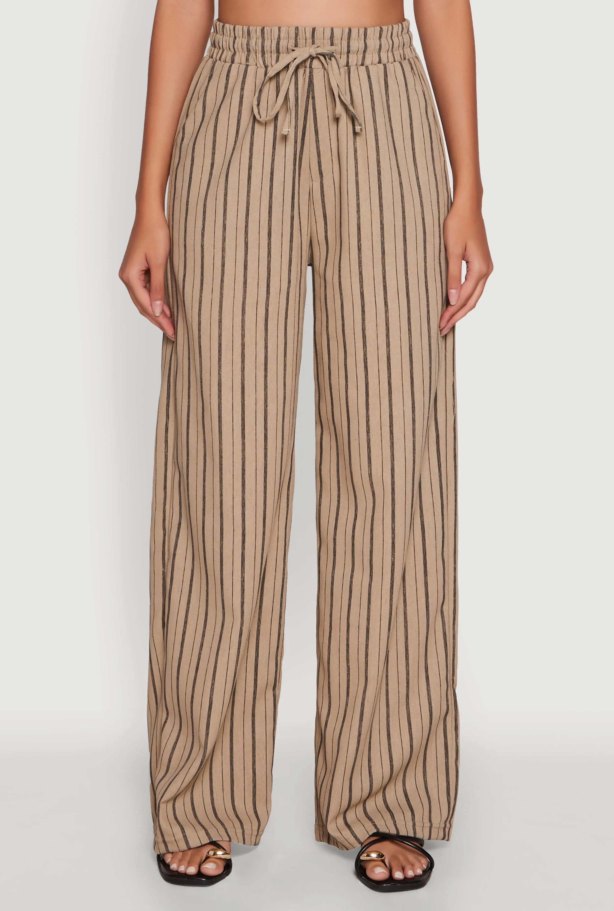 Striped High Waisted Palazzo Pants sold by Rainbow product image thumbnail 5