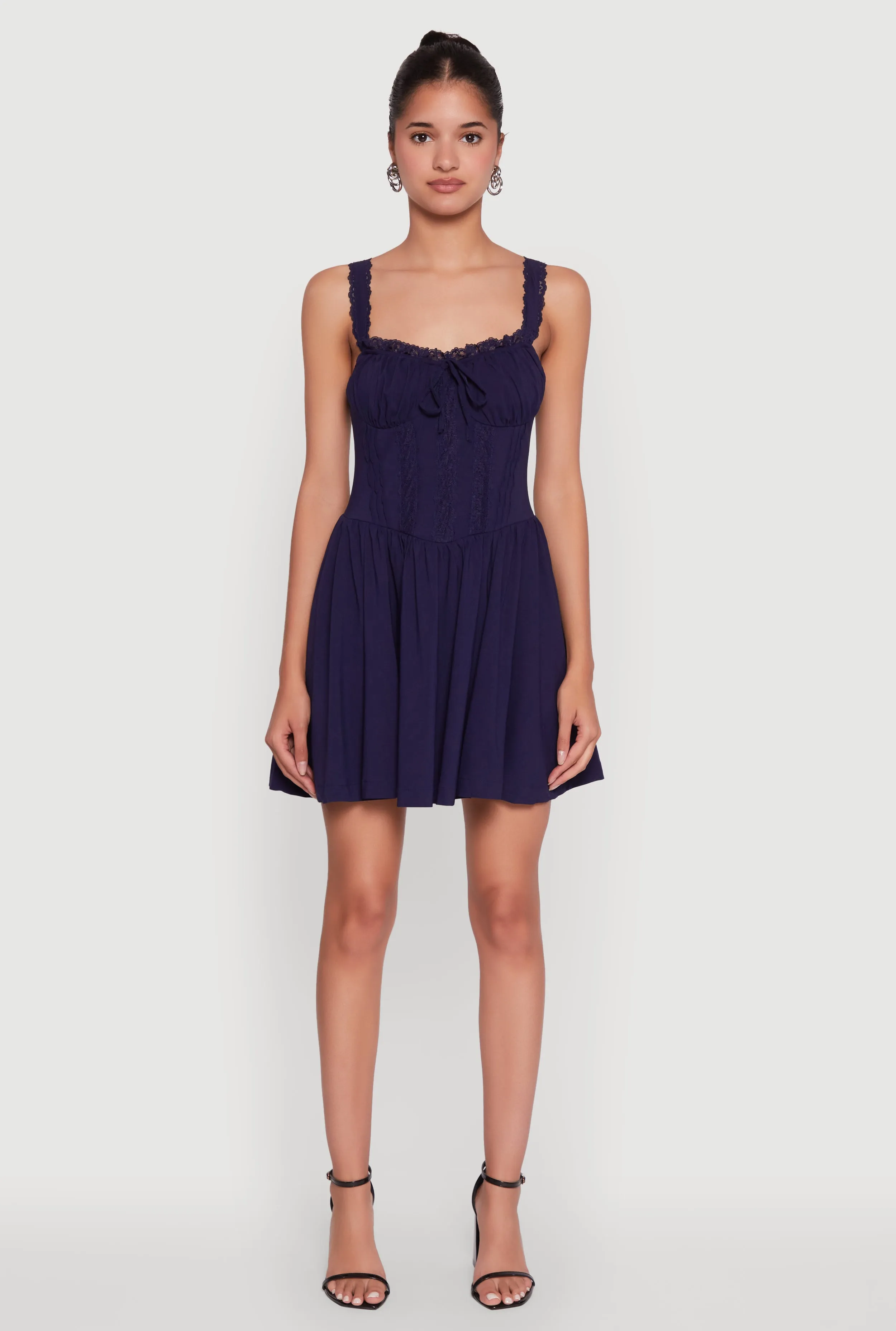 Iris Lace Trim Bustier Skater Dress sold by Rainbow product image thumbnail 2