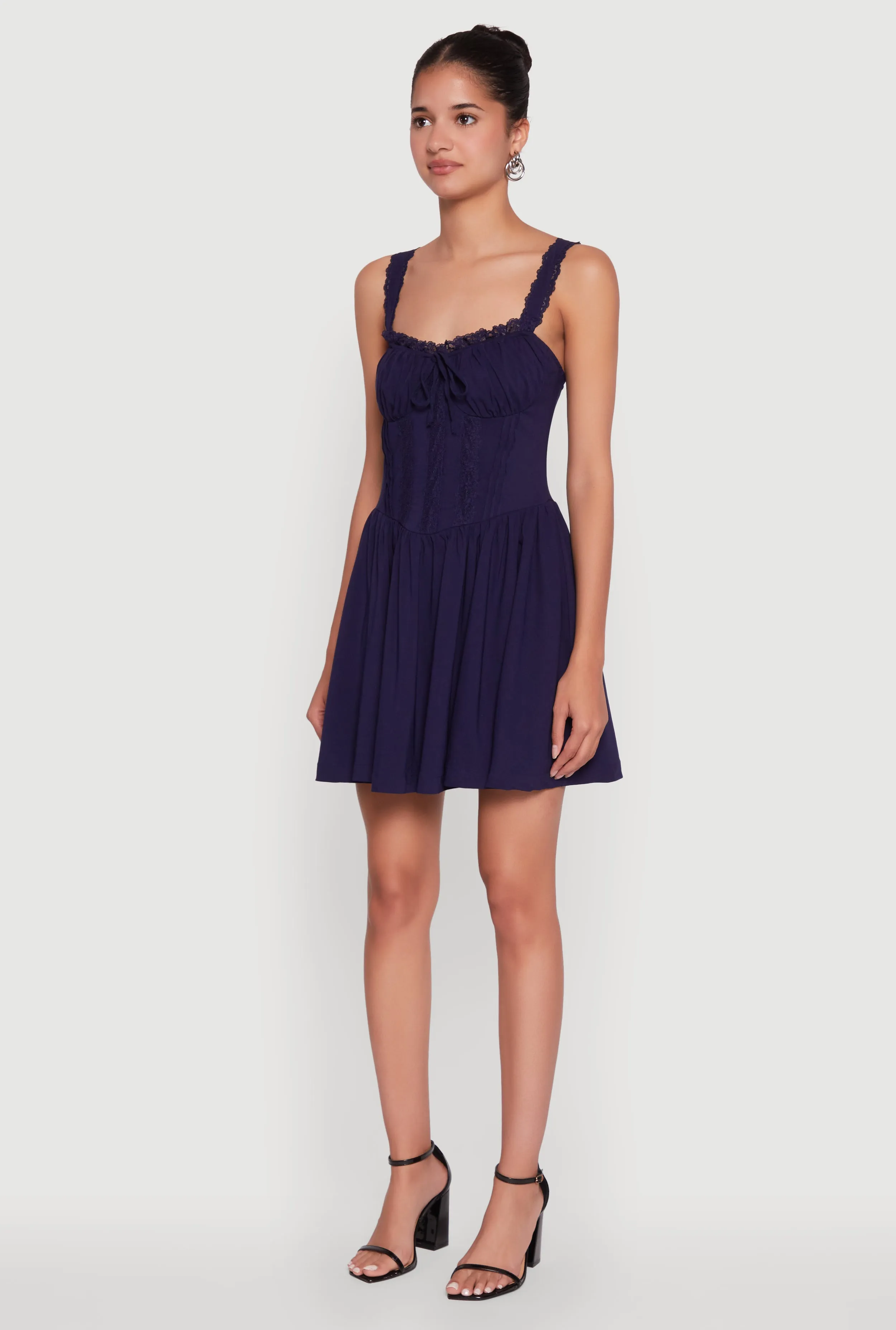 Iris Lace Trim Bustier Skater Dress sold by Rainbow product image thumbnail 3