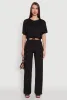 Daisy High Waisted Wide Leg Brushed Knit Pants sold by Rainbow