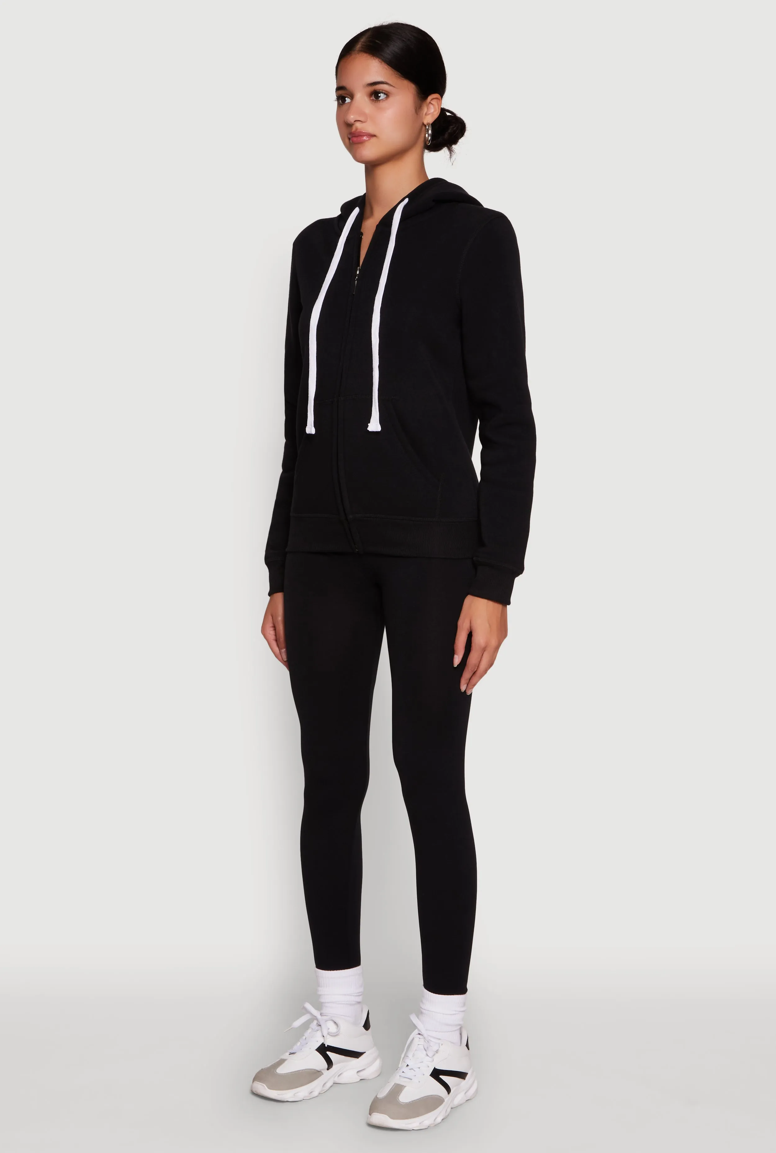 Trendy Fleece Lined Hooded Sweatshirt sold by Rainbow product image thumbnail 5