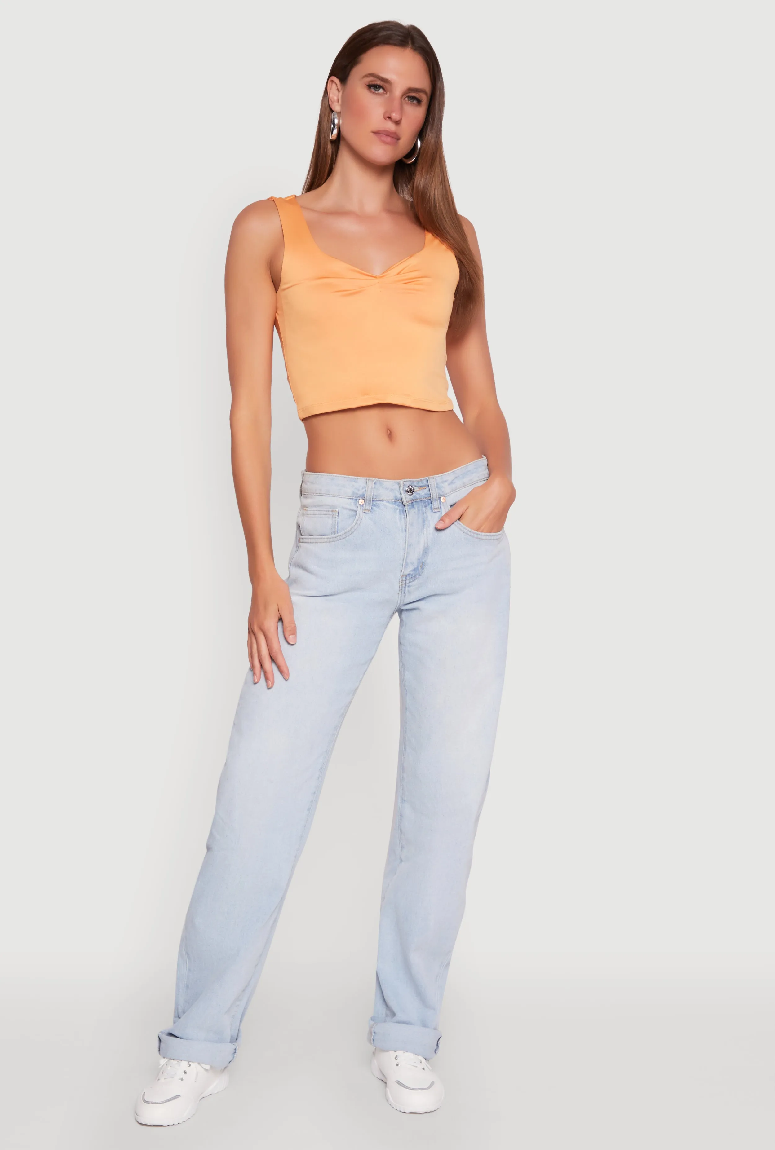 Iris Sweetheart Cropped Tank Top sold by Rainbow