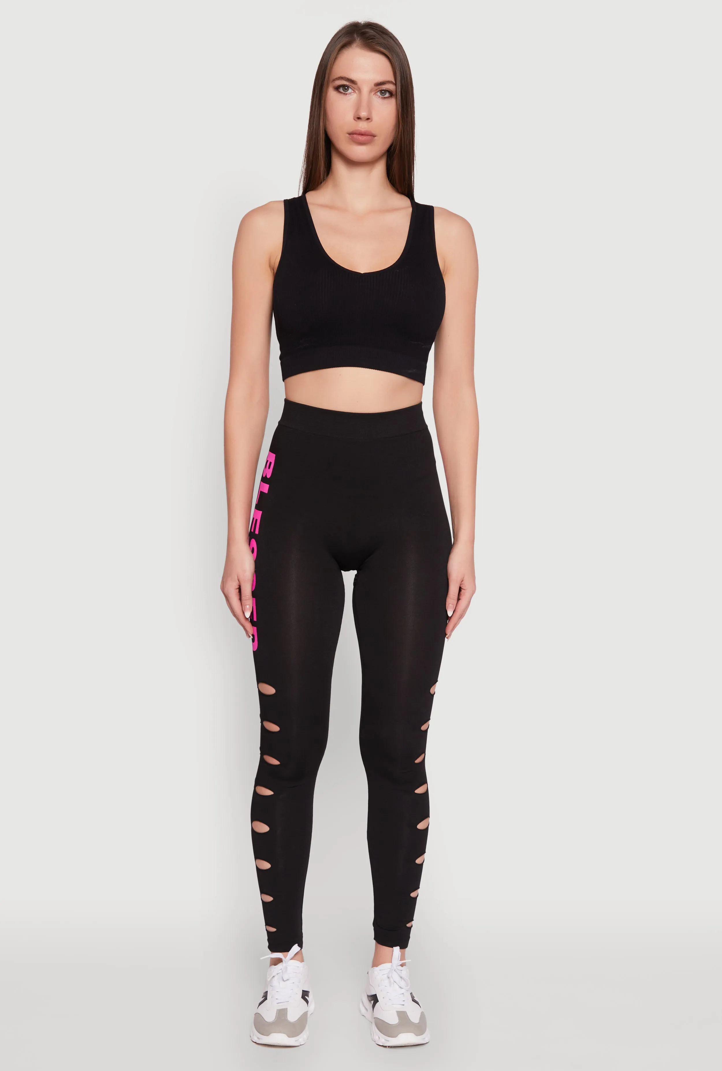 Blessed Graphic High Waisted Leggings sold by Rainbow product image thumbnail 2