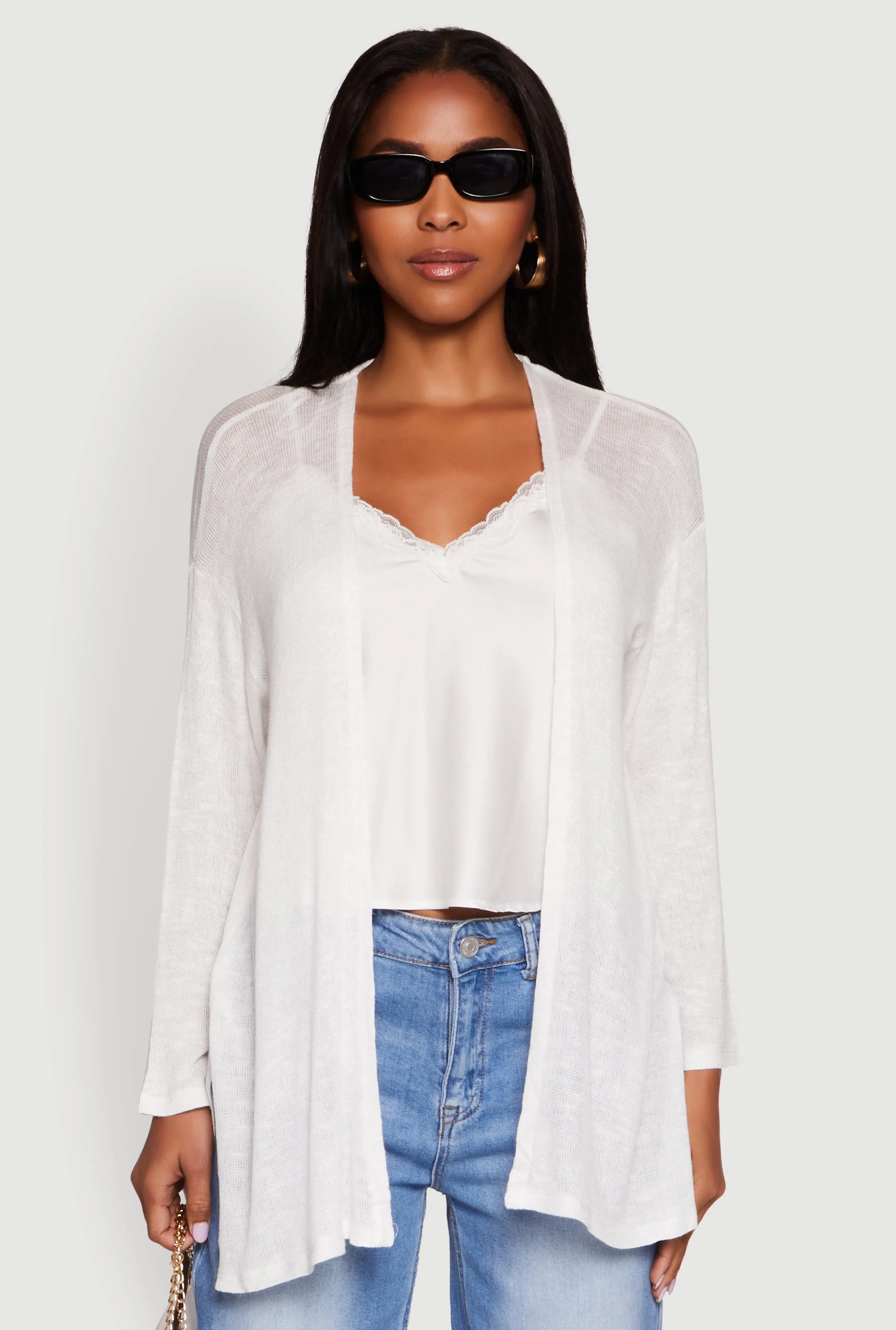 Ambiance Brushed Knit Long Sleeve Duster sold by Rainbow product image thumbnail 2